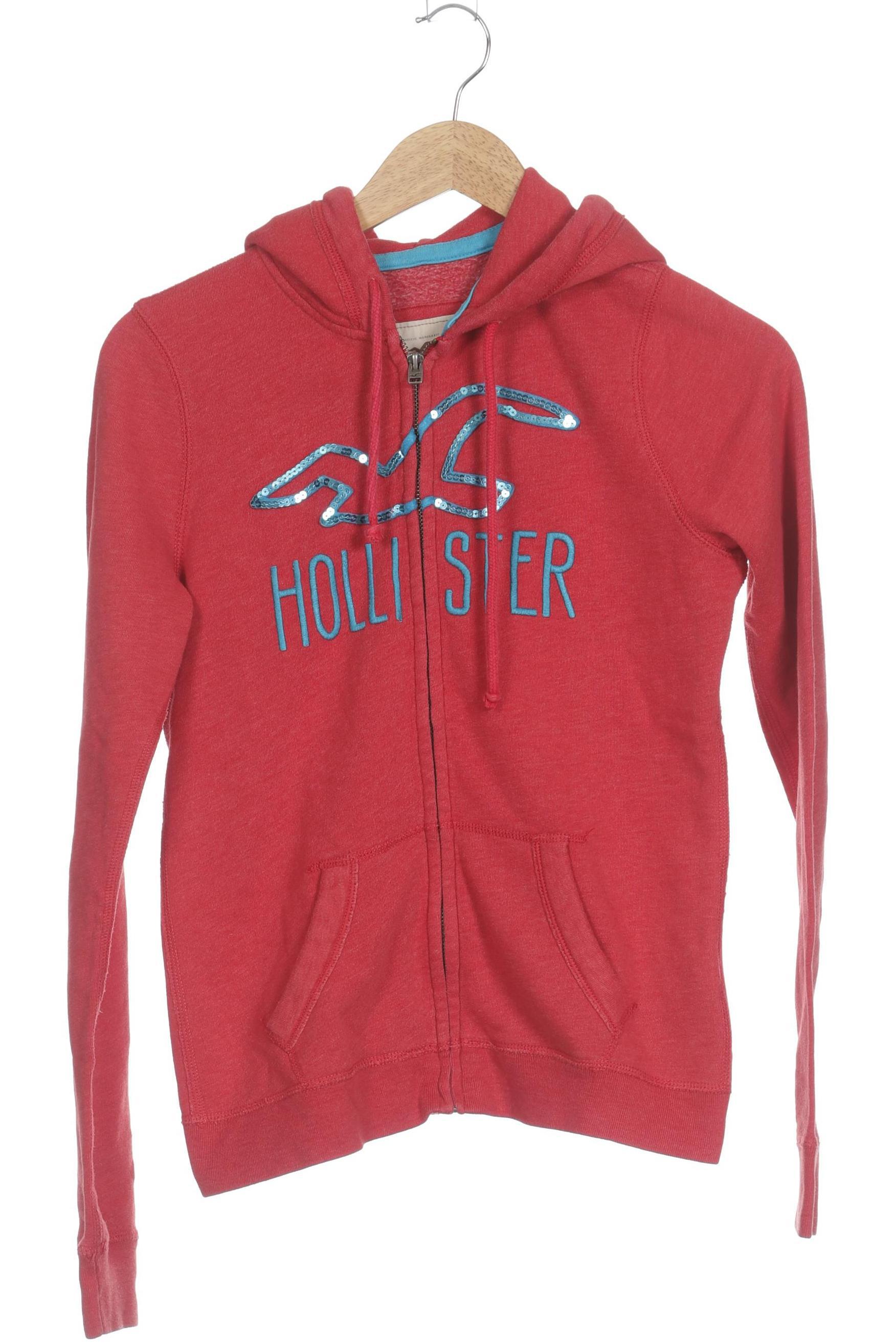 

Hollister Damen Kapuzenpullover, rot, Gr. 36