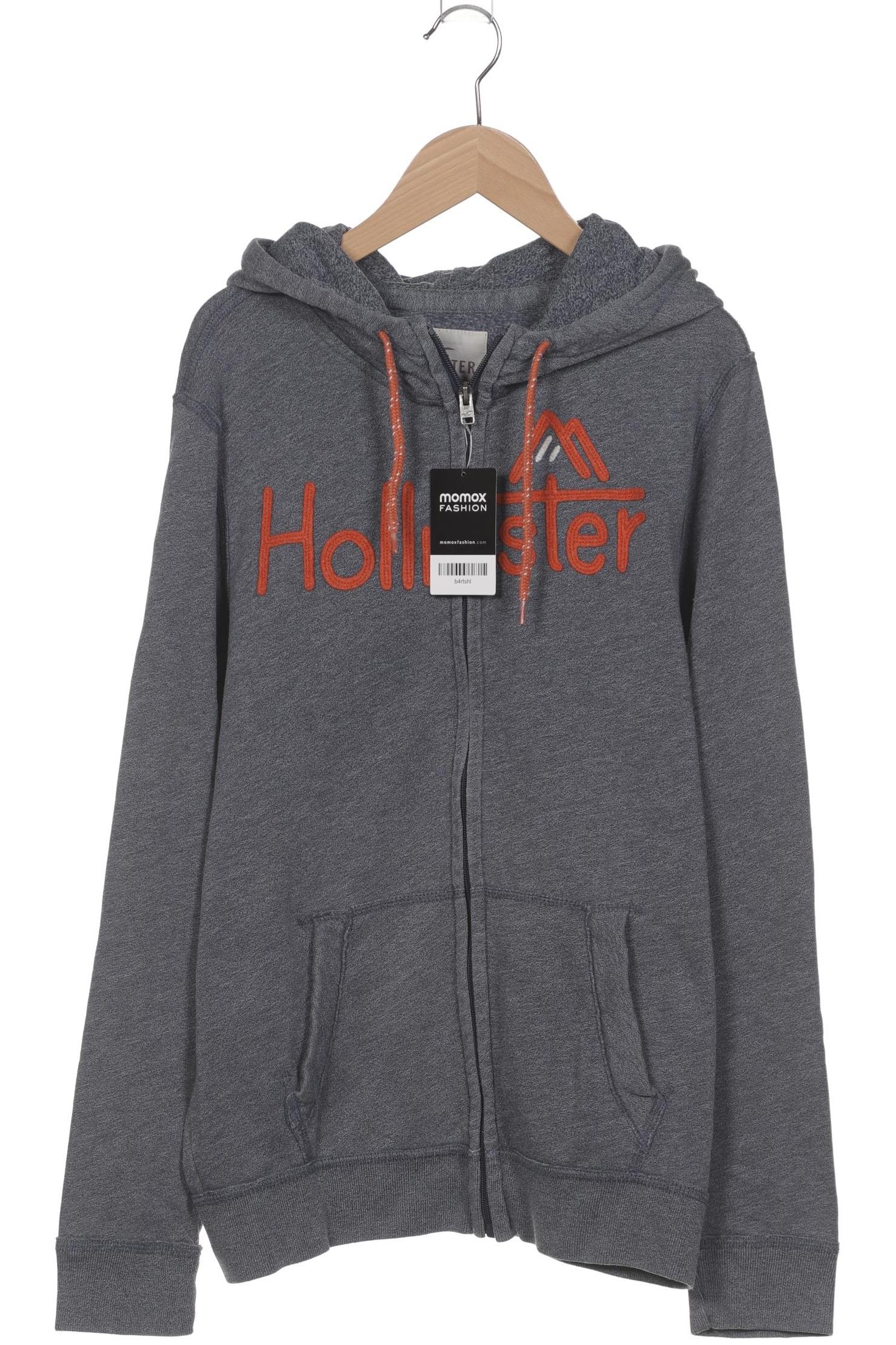 

Hollister Damen Kapuzenpullover, grau, Gr. 36