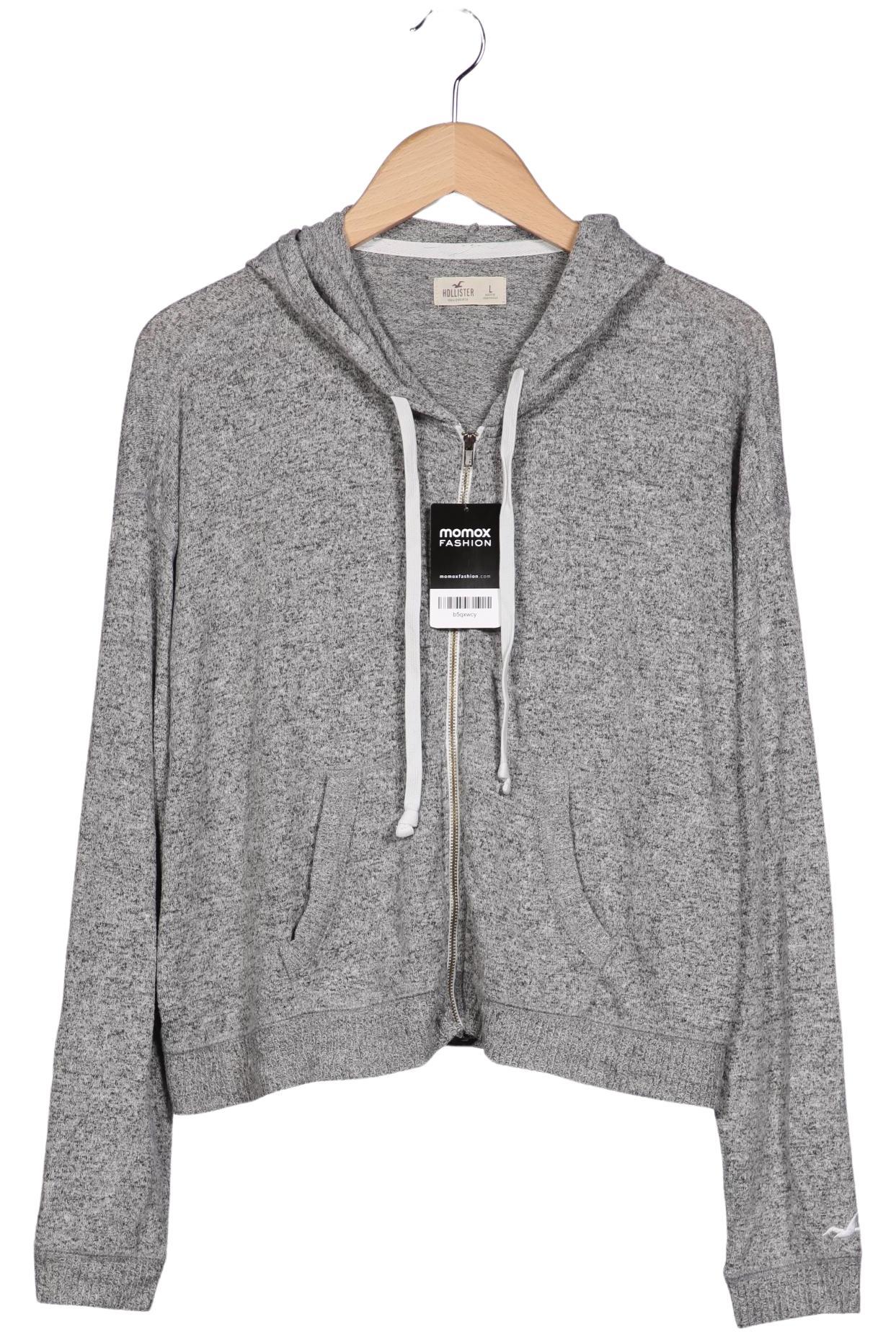 

Hollister Damen Kapuzenpullover, grau, Gr. 42