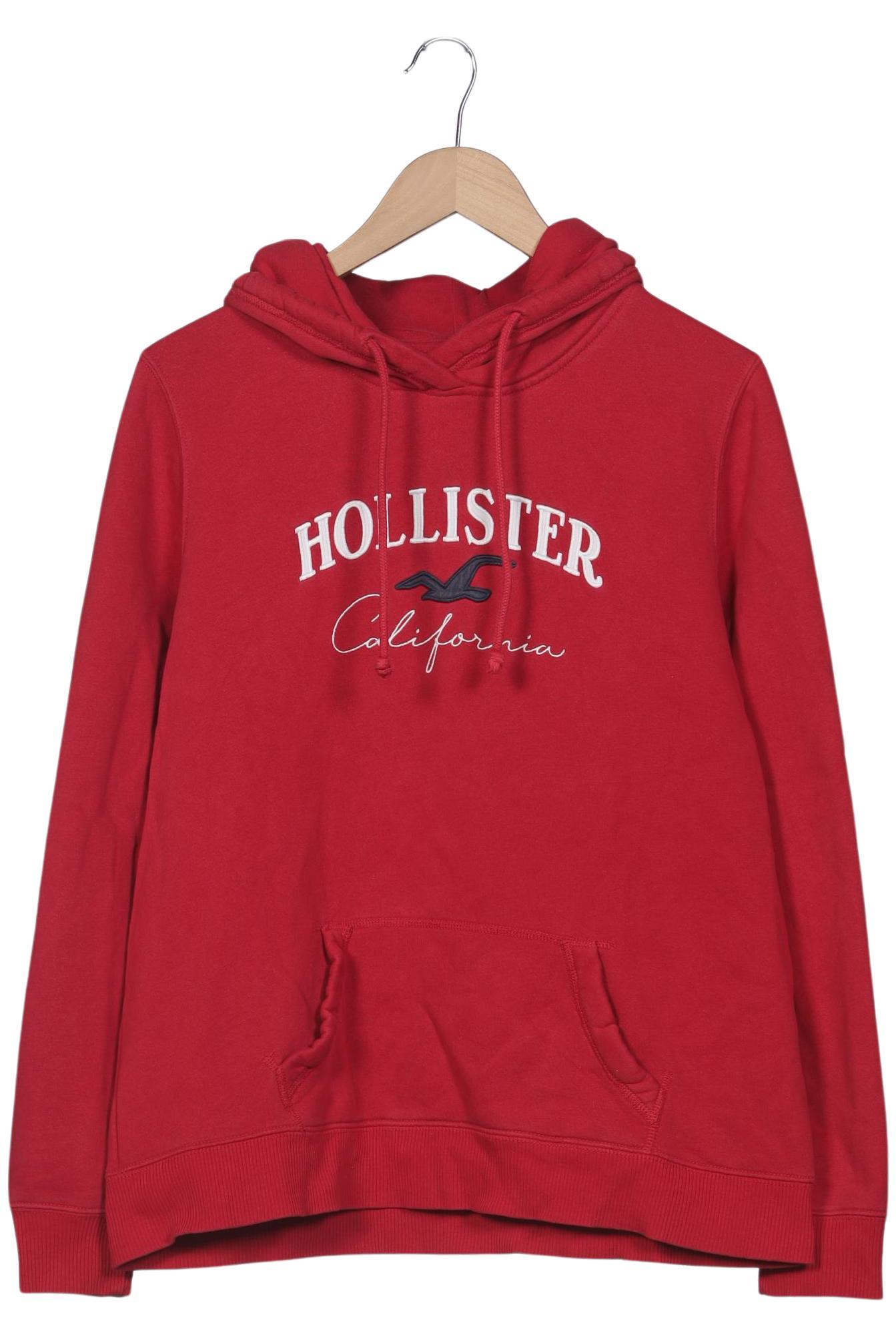 

Hollister Damen Kapuzenpullover, rot, Gr. 42