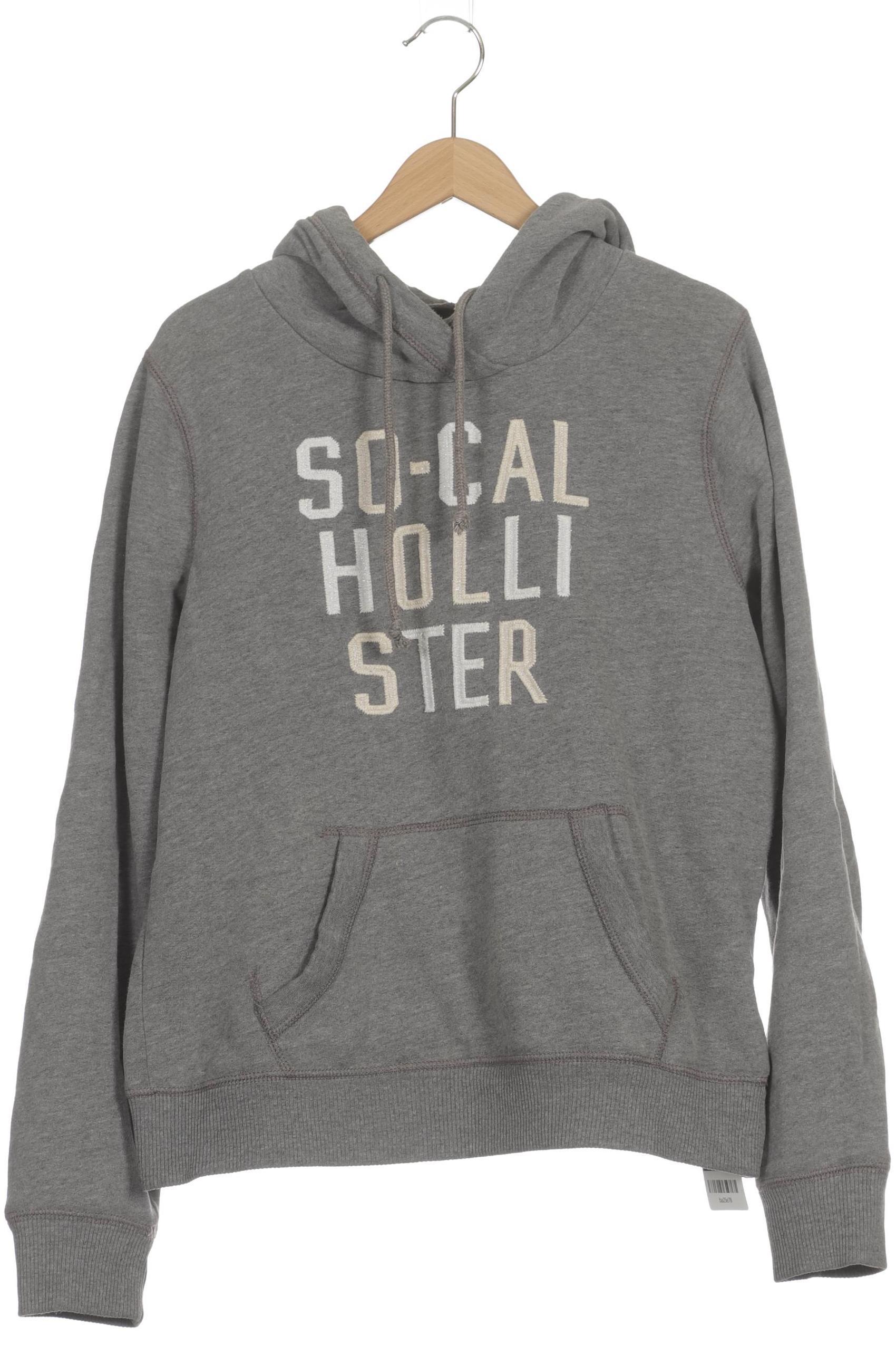 

Hollister Damen Kapuzenpullover, grau, Gr.