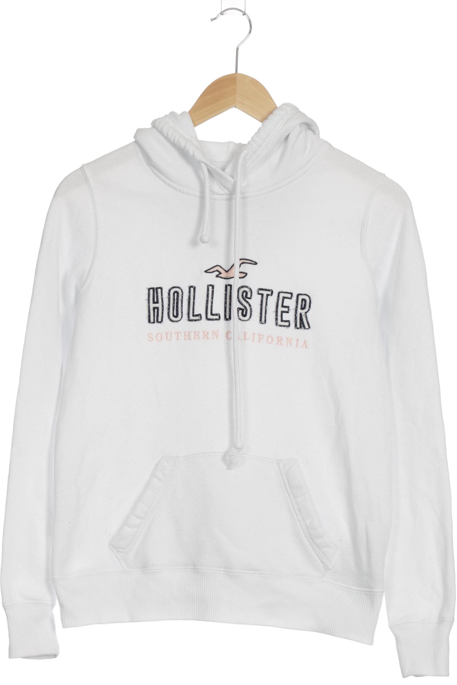 

Hollister Damen Kapuzenpullover, weiß, Gr.
