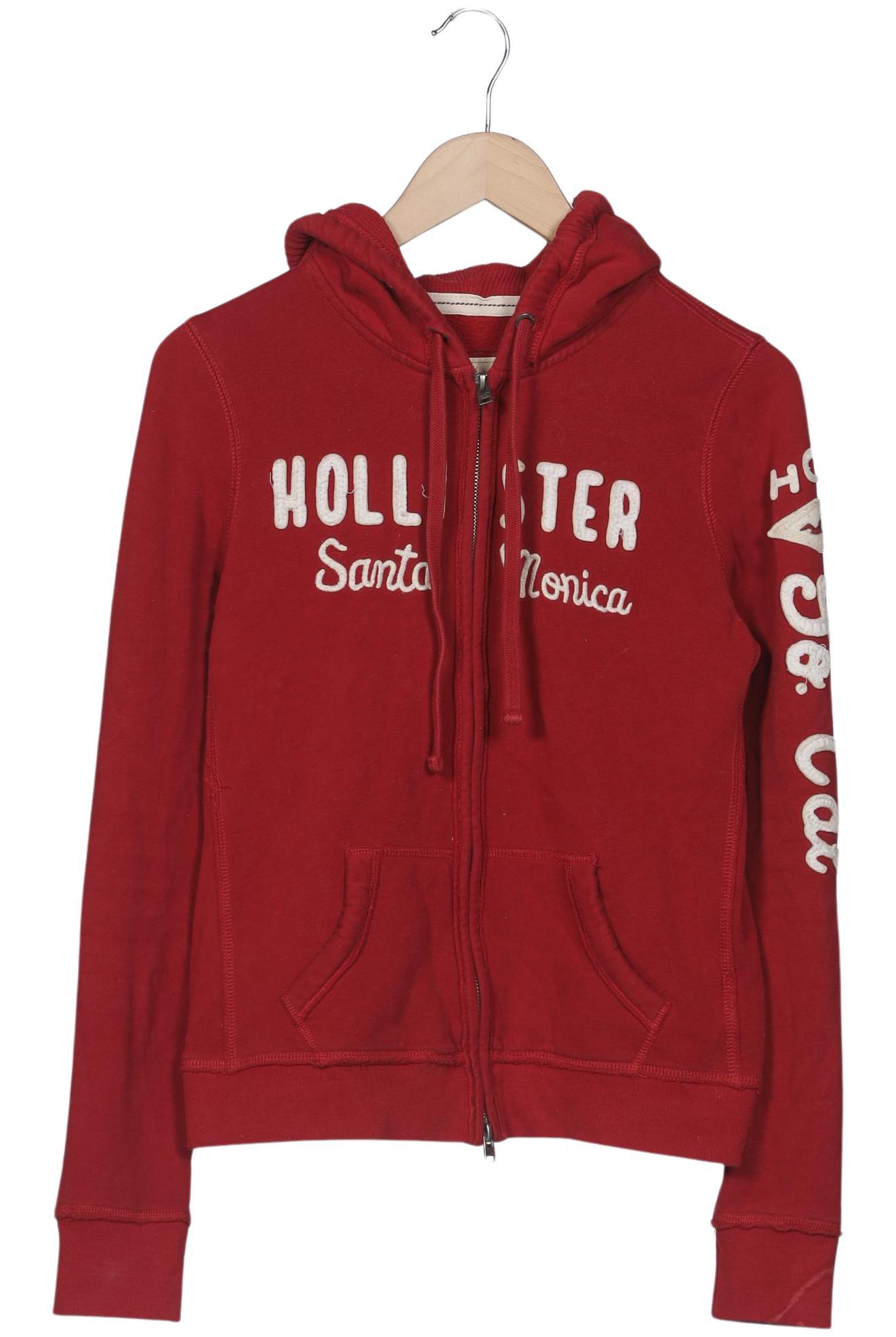 

Hollister Damen Kapuzenpullover, rot, Gr. 42