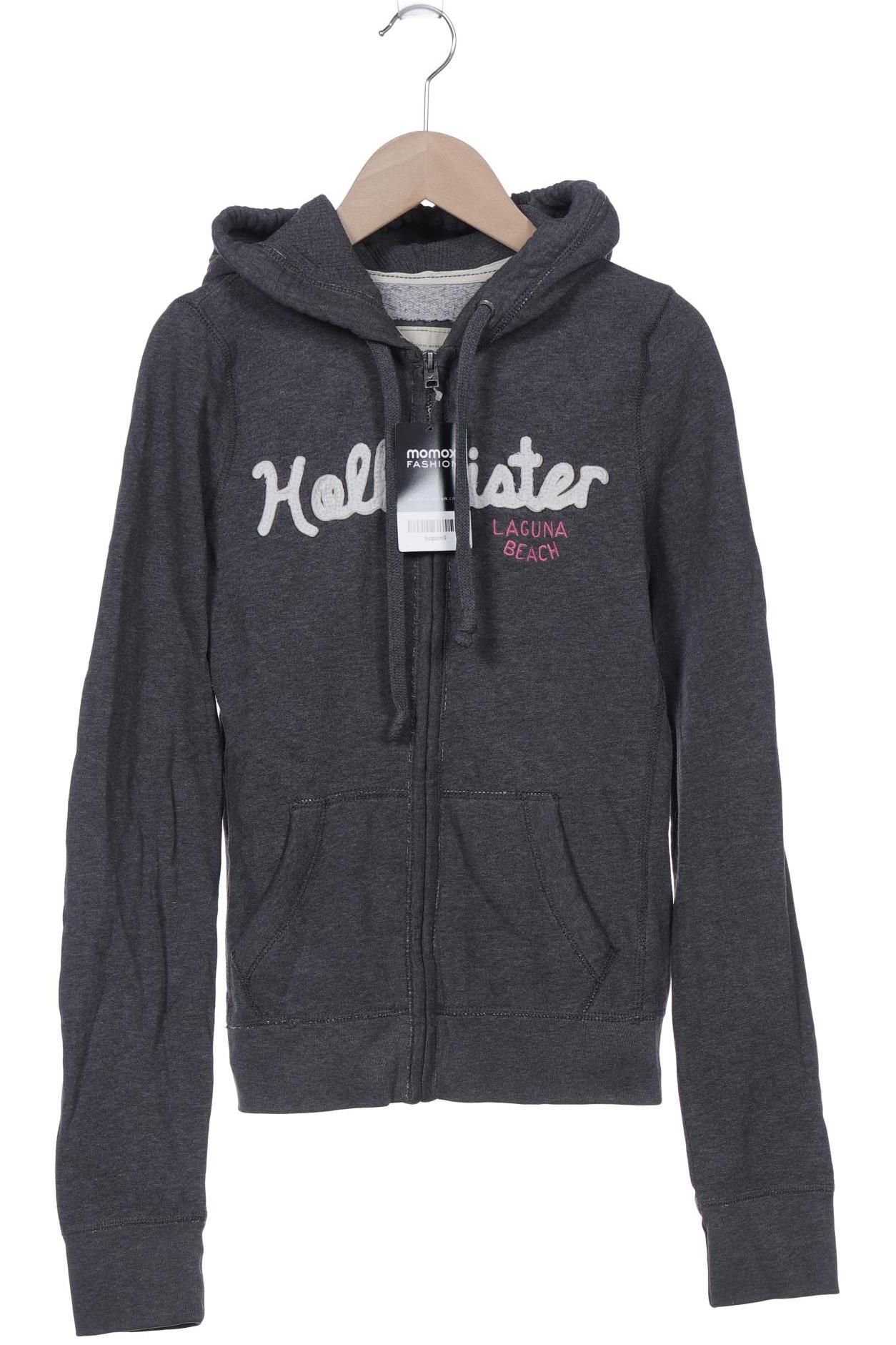 

Hollister Damen Kapuzenpullover, grau, Gr. 36