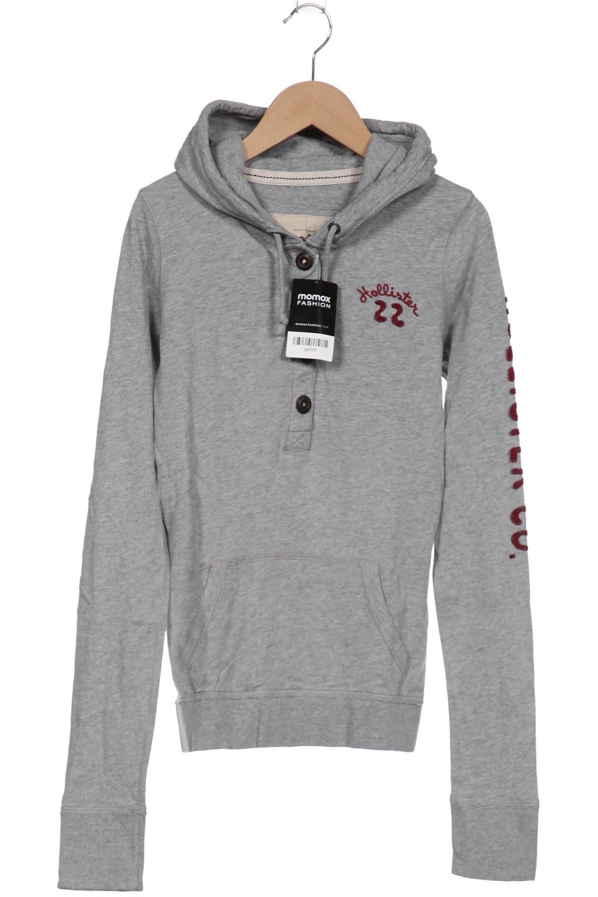 

Hollister Damen Kapuzenpullover, grau, Gr. 38