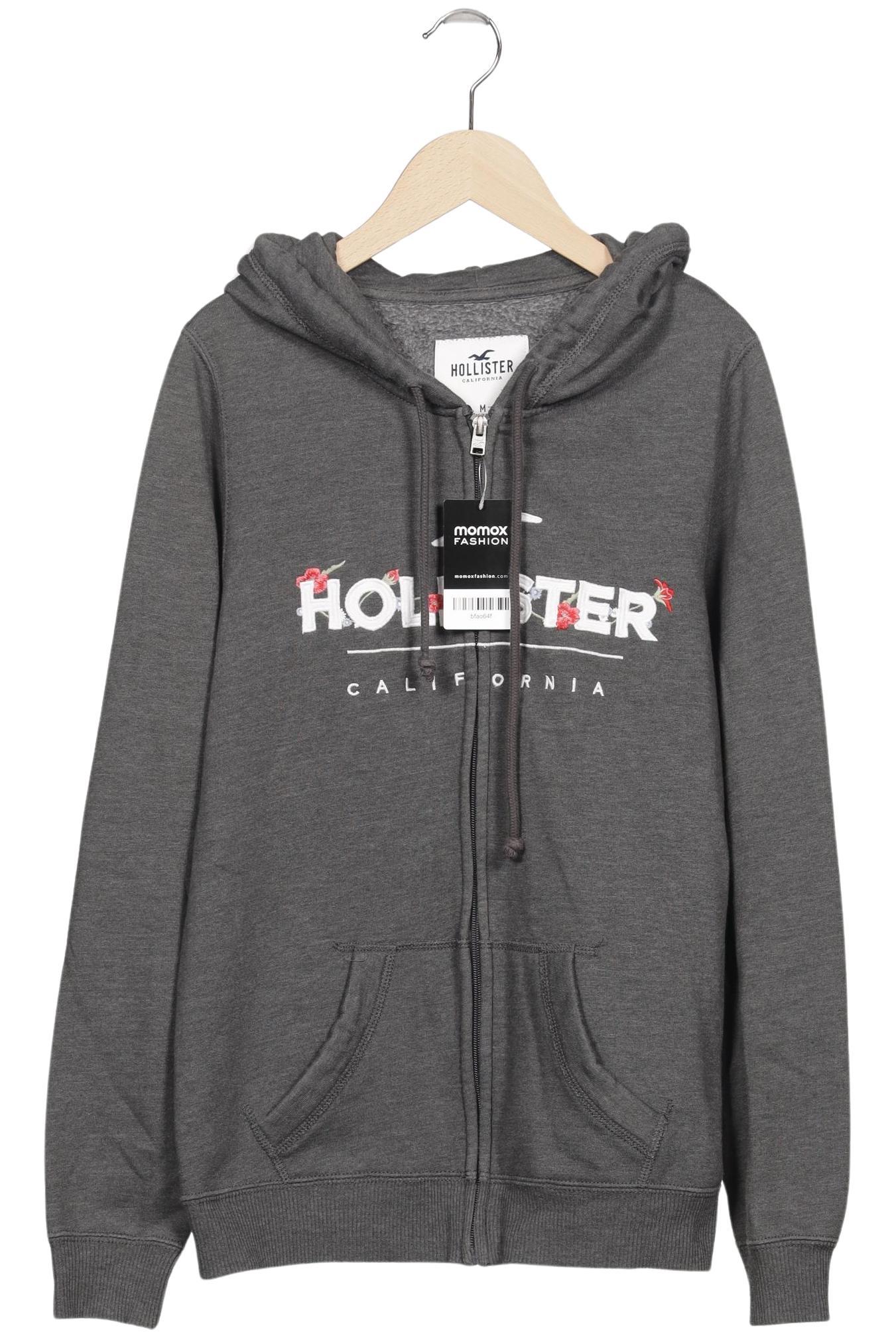

Hollister Damen Kapuzenpullover, grau, Gr. 38