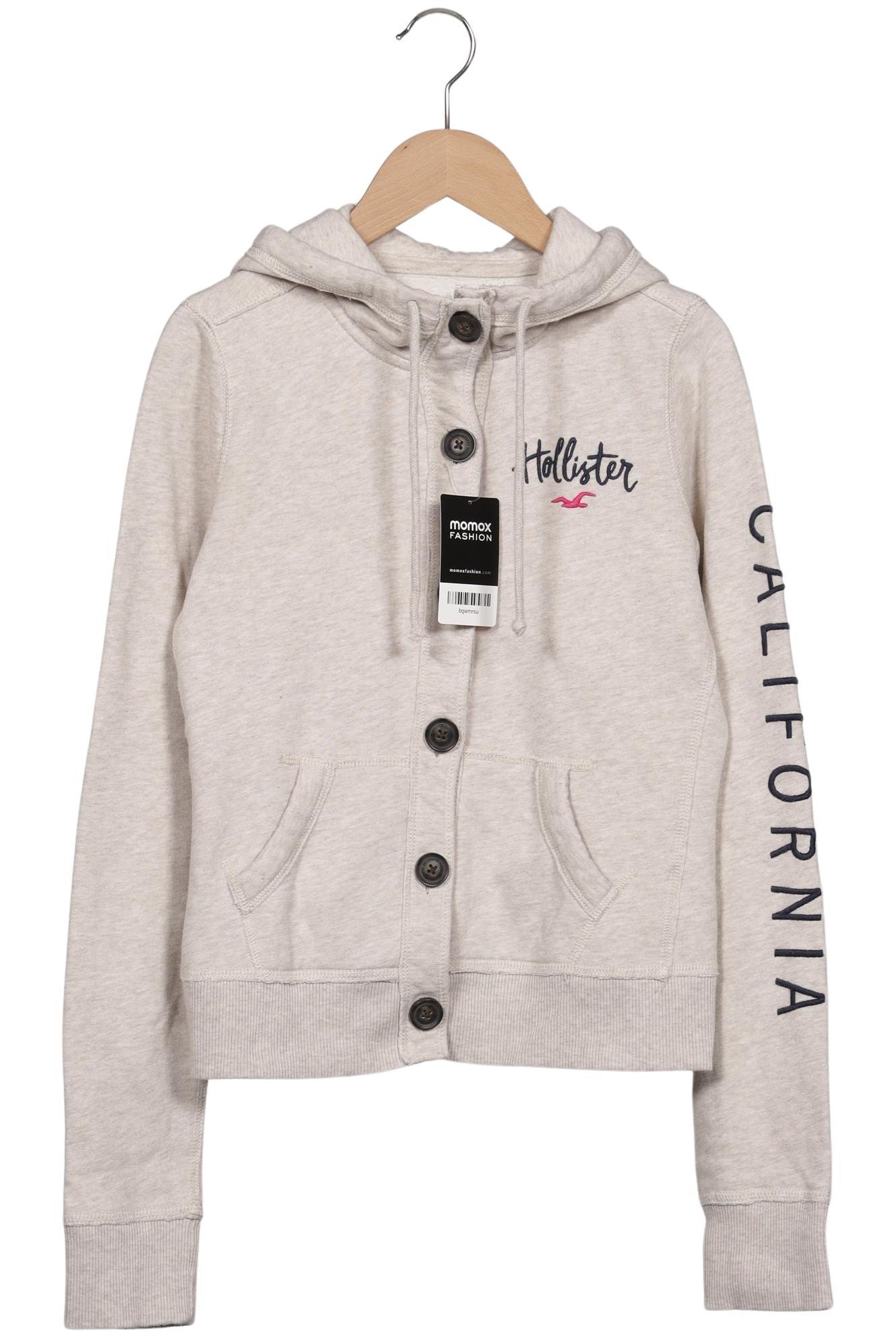 

Hollister Damen Kapuzenpullover, cremeweiß, Gr. 38