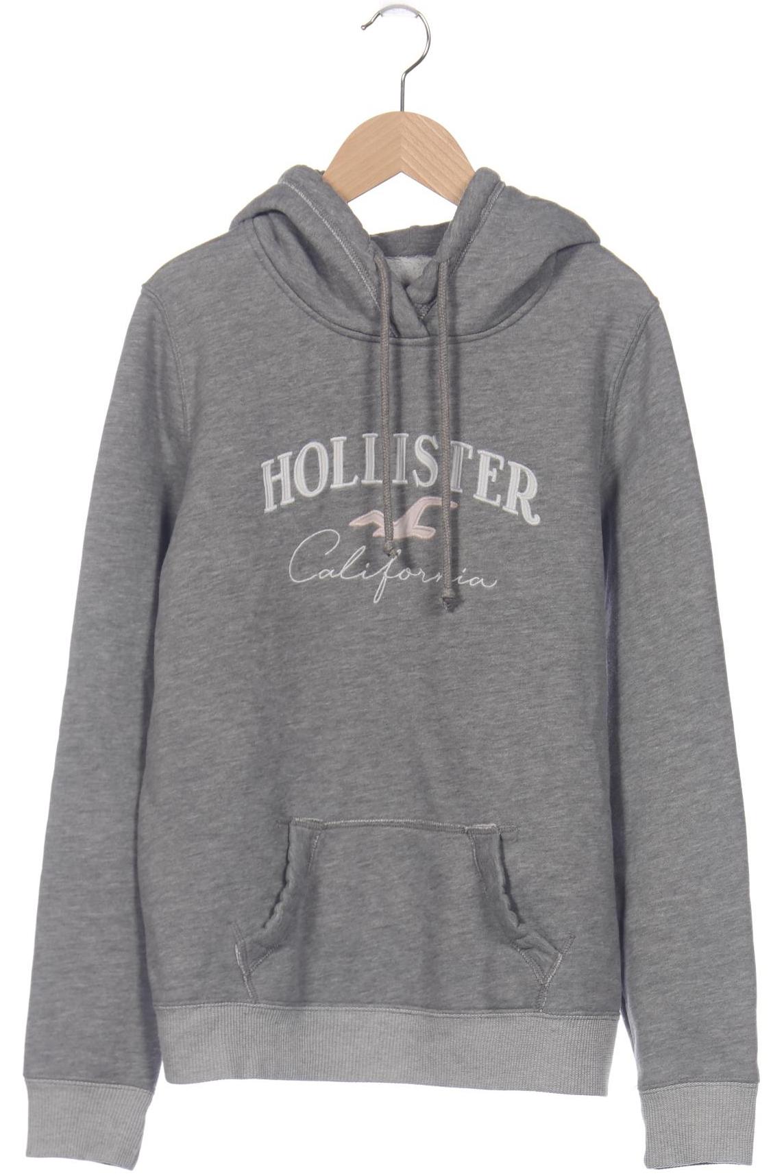 

Hollister Damen Kapuzenpullover, grau, Gr. 38