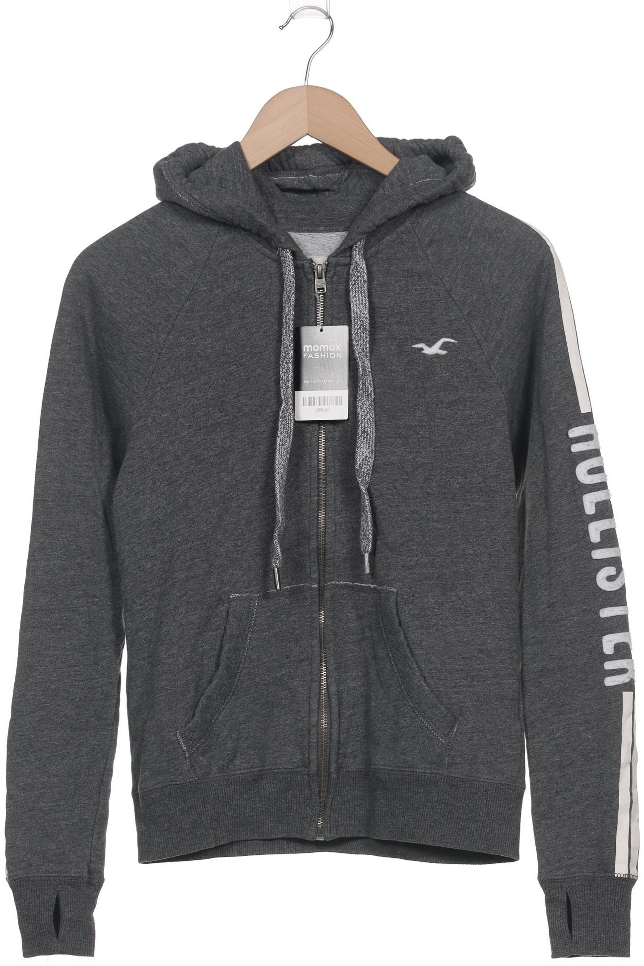 

Hollister Damen Kapuzenpullover, grau, Gr. 36
