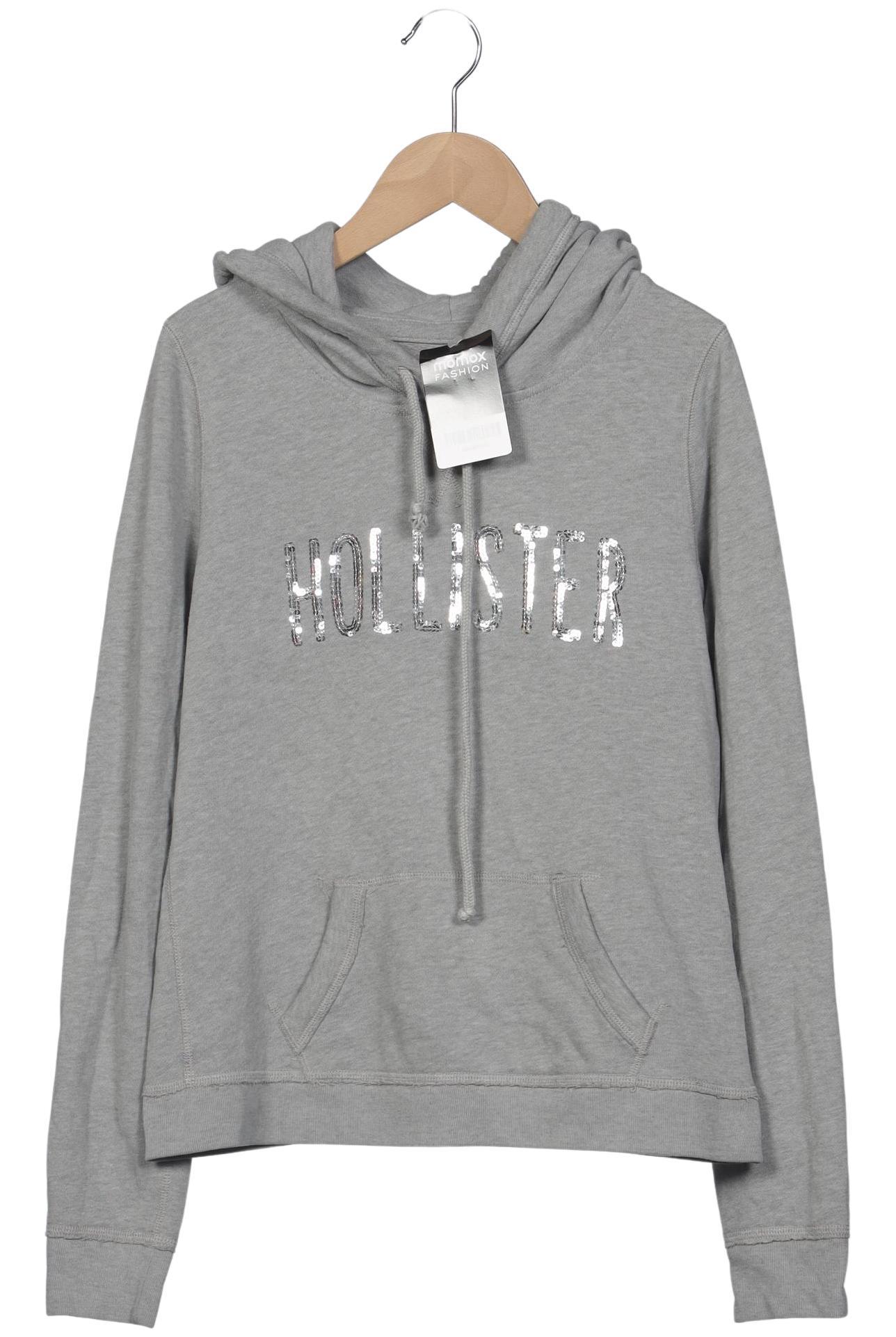 

Hollister Damen Kapuzenpullover, grau, Gr. 38