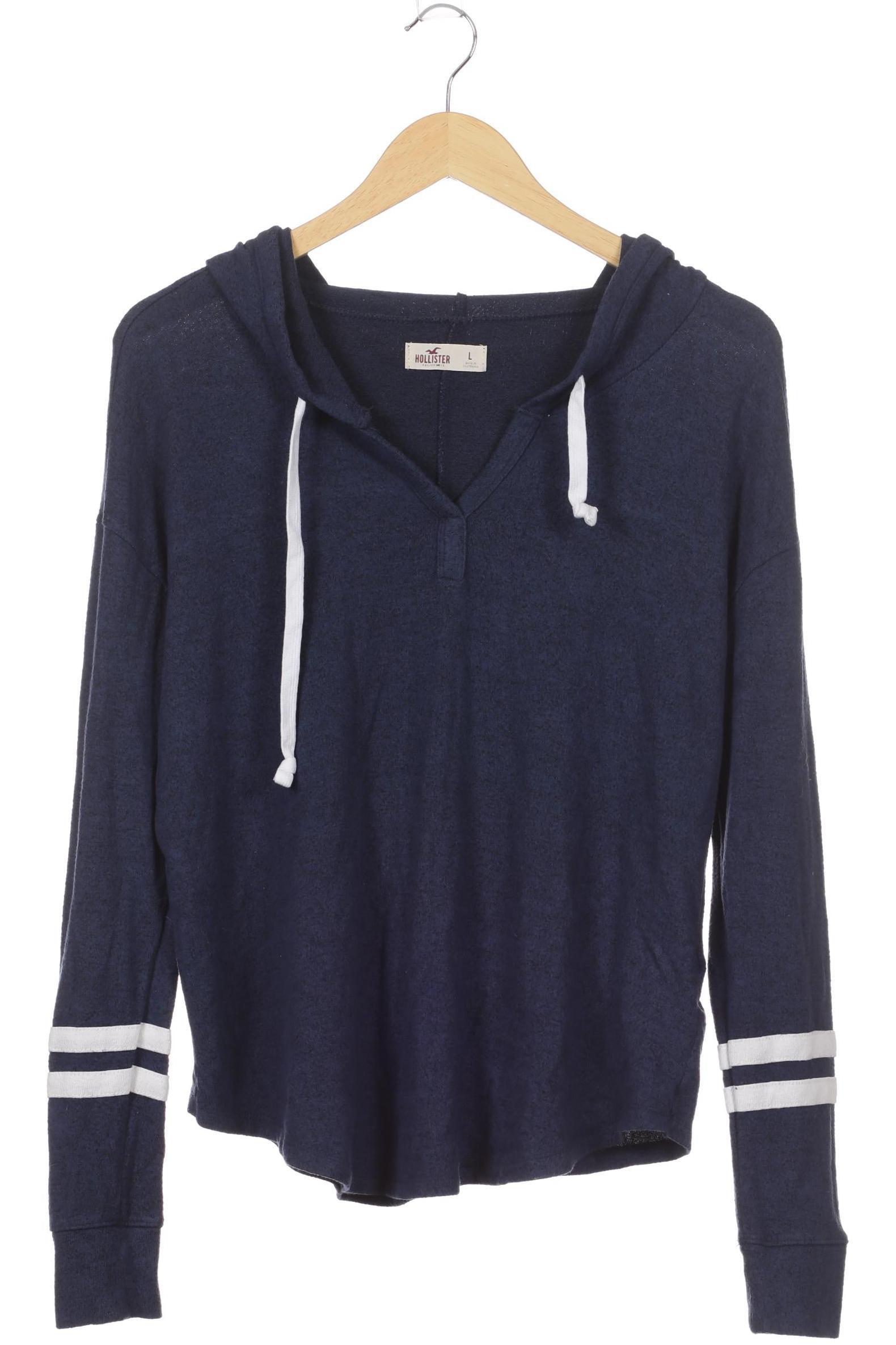 

Hollister Damen Kapuzenpullover, blau, Gr.