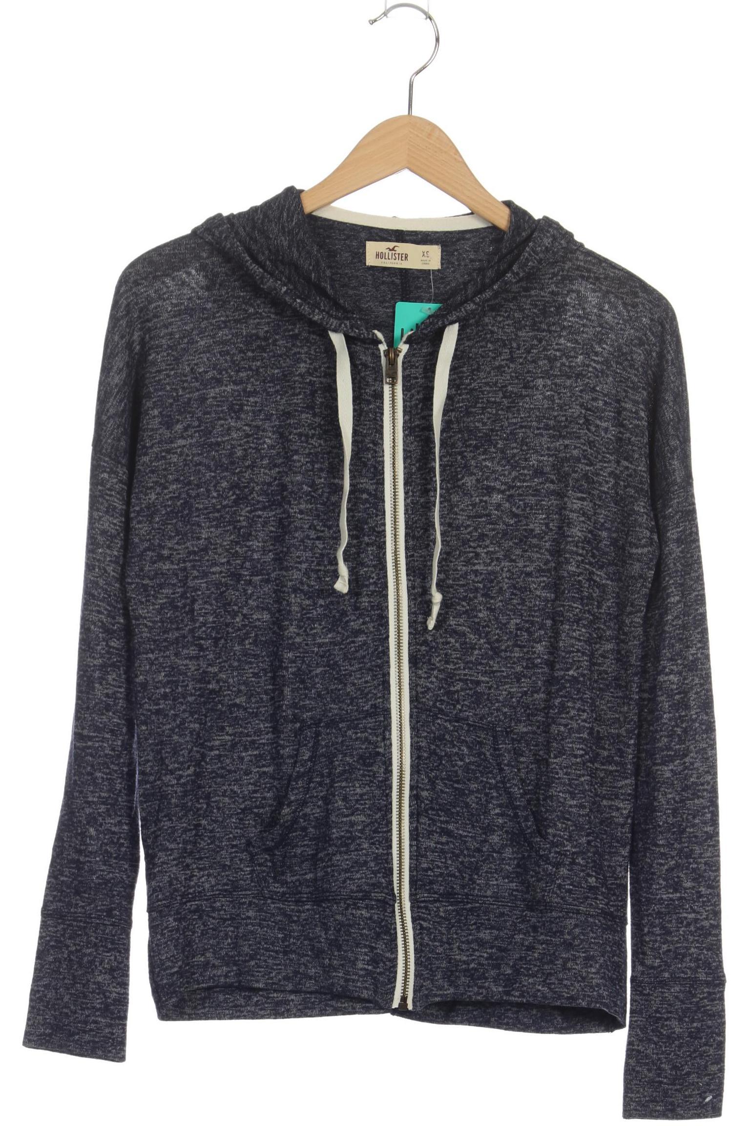 

Hollister Damen Kapuzenpullover, blau, Gr.
