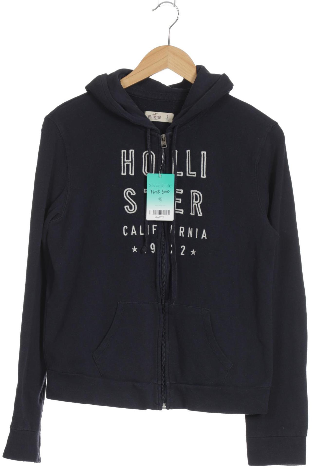 

Hollister Damen Kapuzenpullover, blau, Gr.