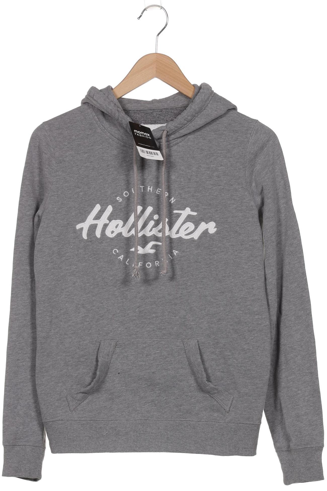 

Hollister Damen Kapuzenpullover, grau, Gr. 36
