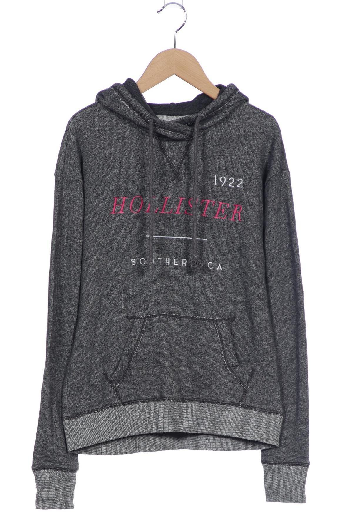 

Hollister Damen Kapuzenpullover, grau, Gr. 36
