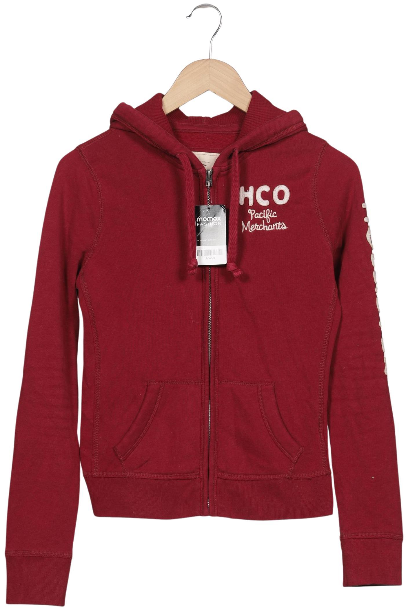 

Hollister Damen Kapuzenpullover, rot, Gr. 36