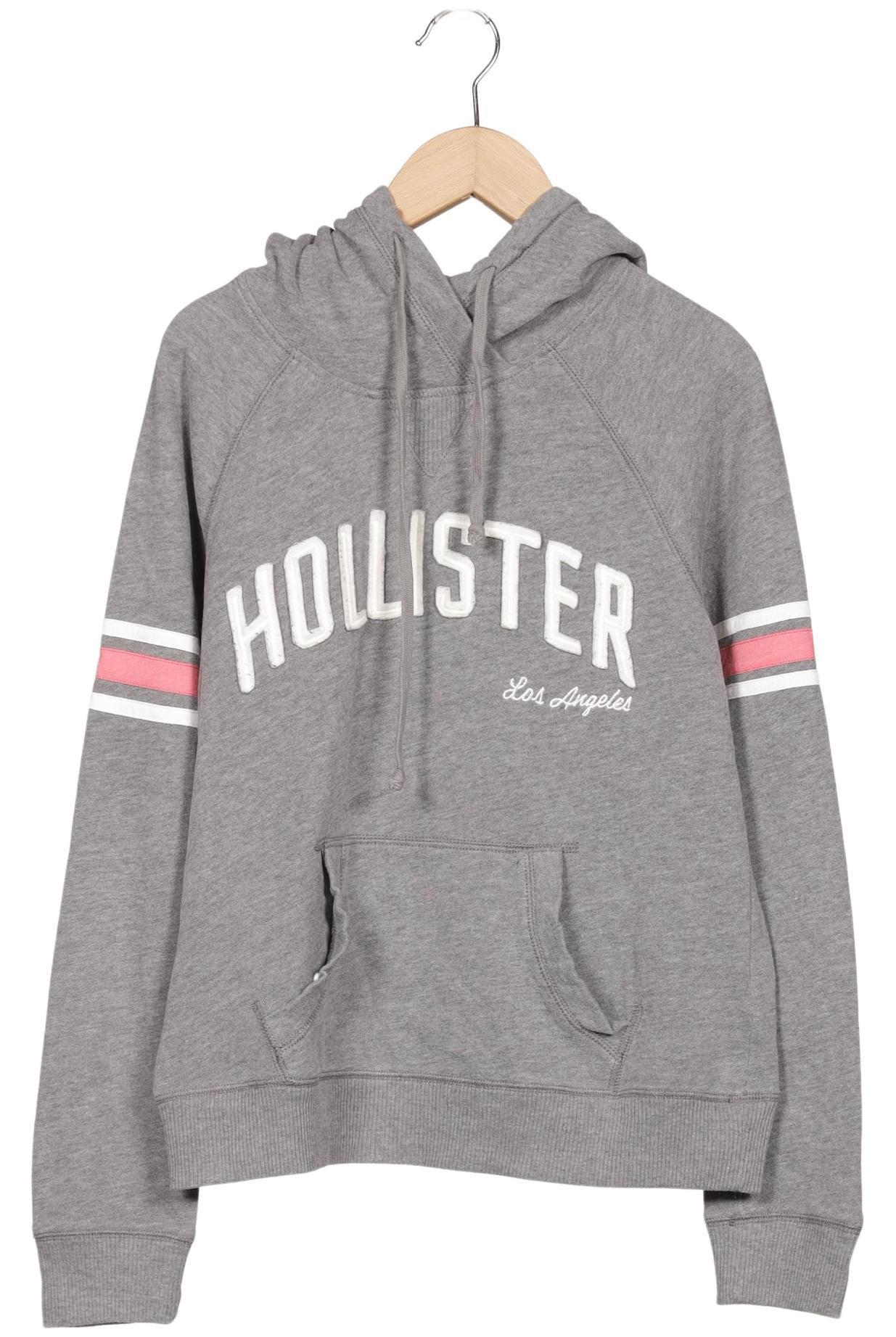 

Hollister Damen Kapuzenpullover, grau, Gr. 36
