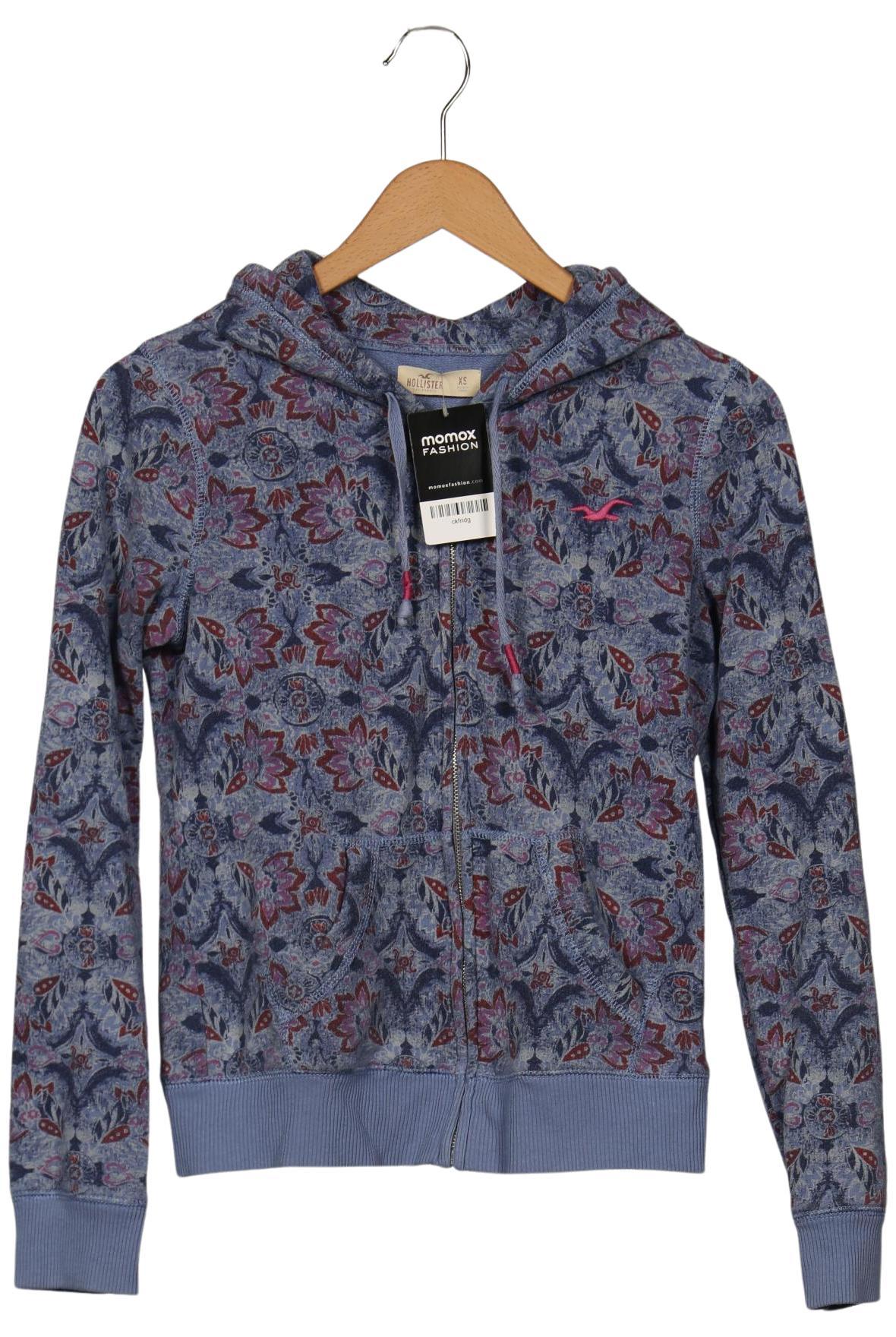 

Hollister Damen Kapuzenpullover, blau, Gr. 34