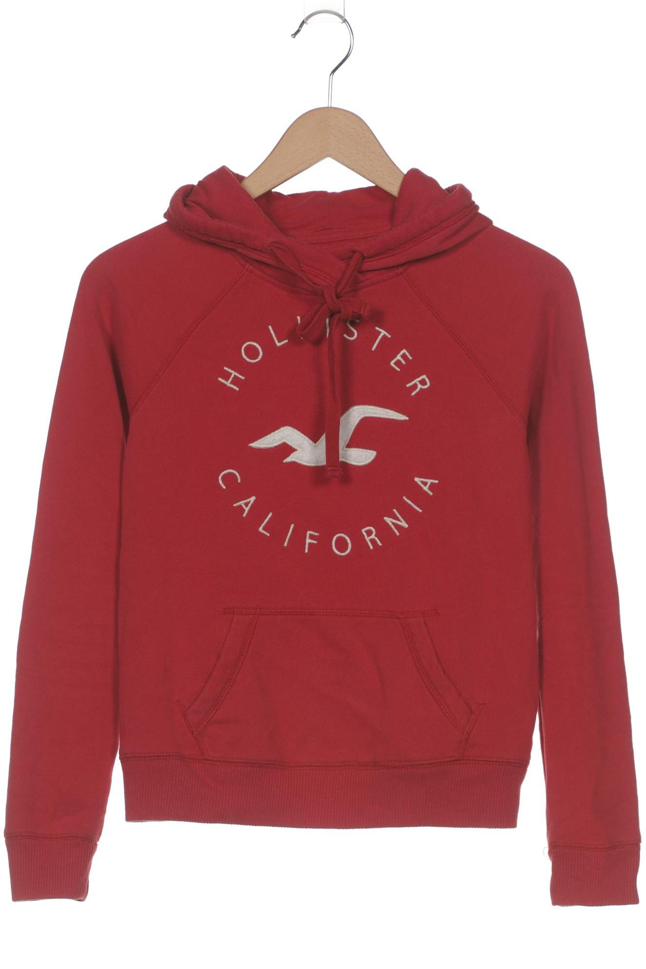 

Hollister Damen Kapuzenpullover, rot, Gr. 34
