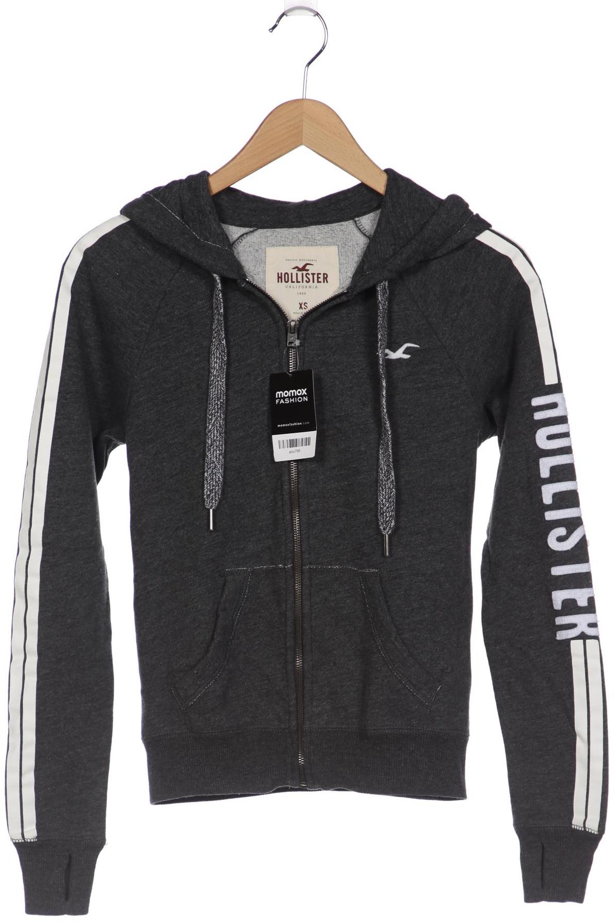 

Hollister Damen Kapuzenpullover, grau, Gr. 34