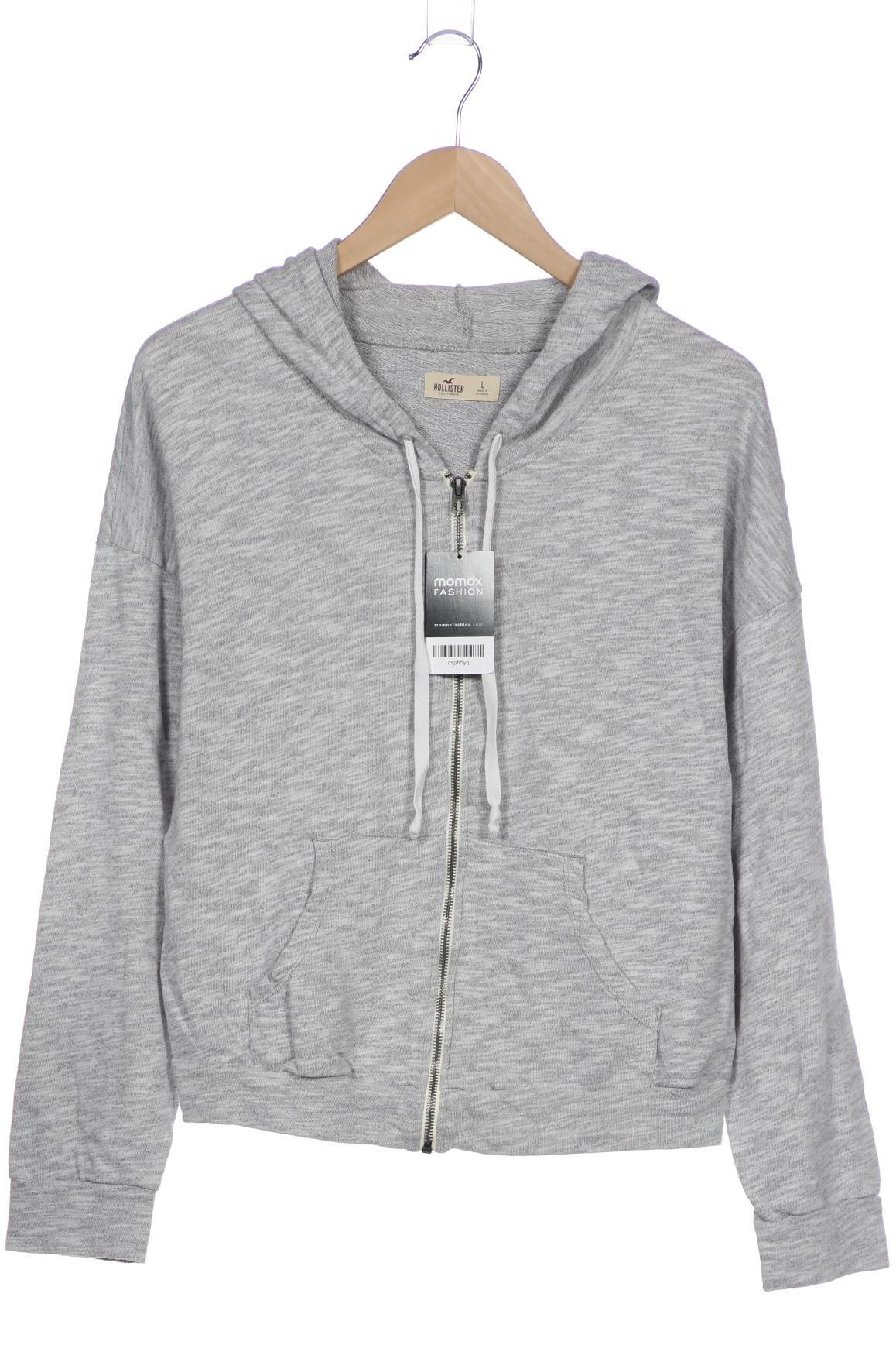 

Hollister Damen Kapuzenpullover, grau, Gr. 42