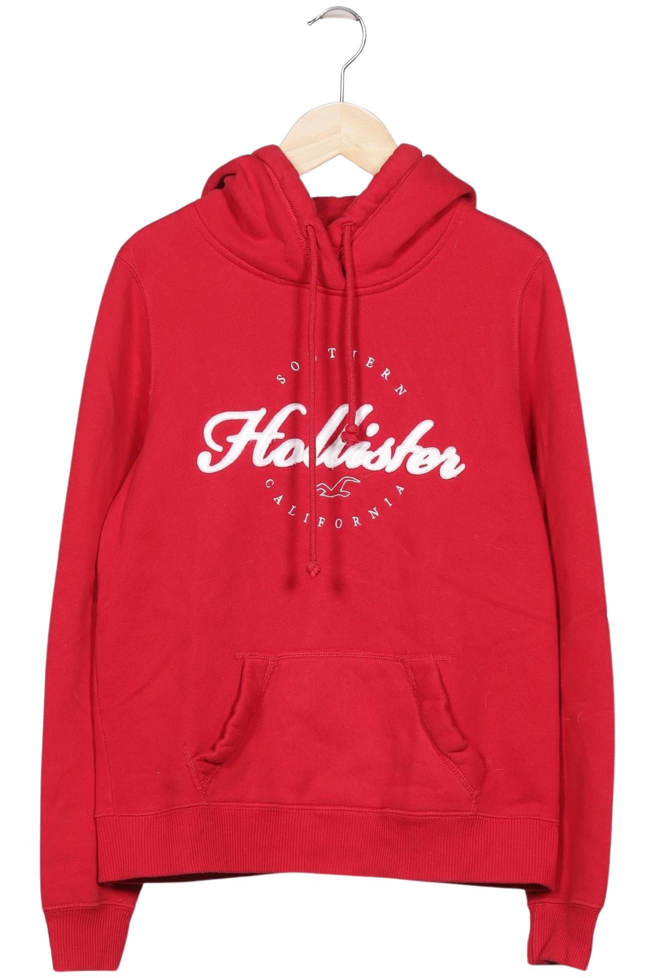 

Hollister Damen Kapuzenpullover, rot, Gr. 34