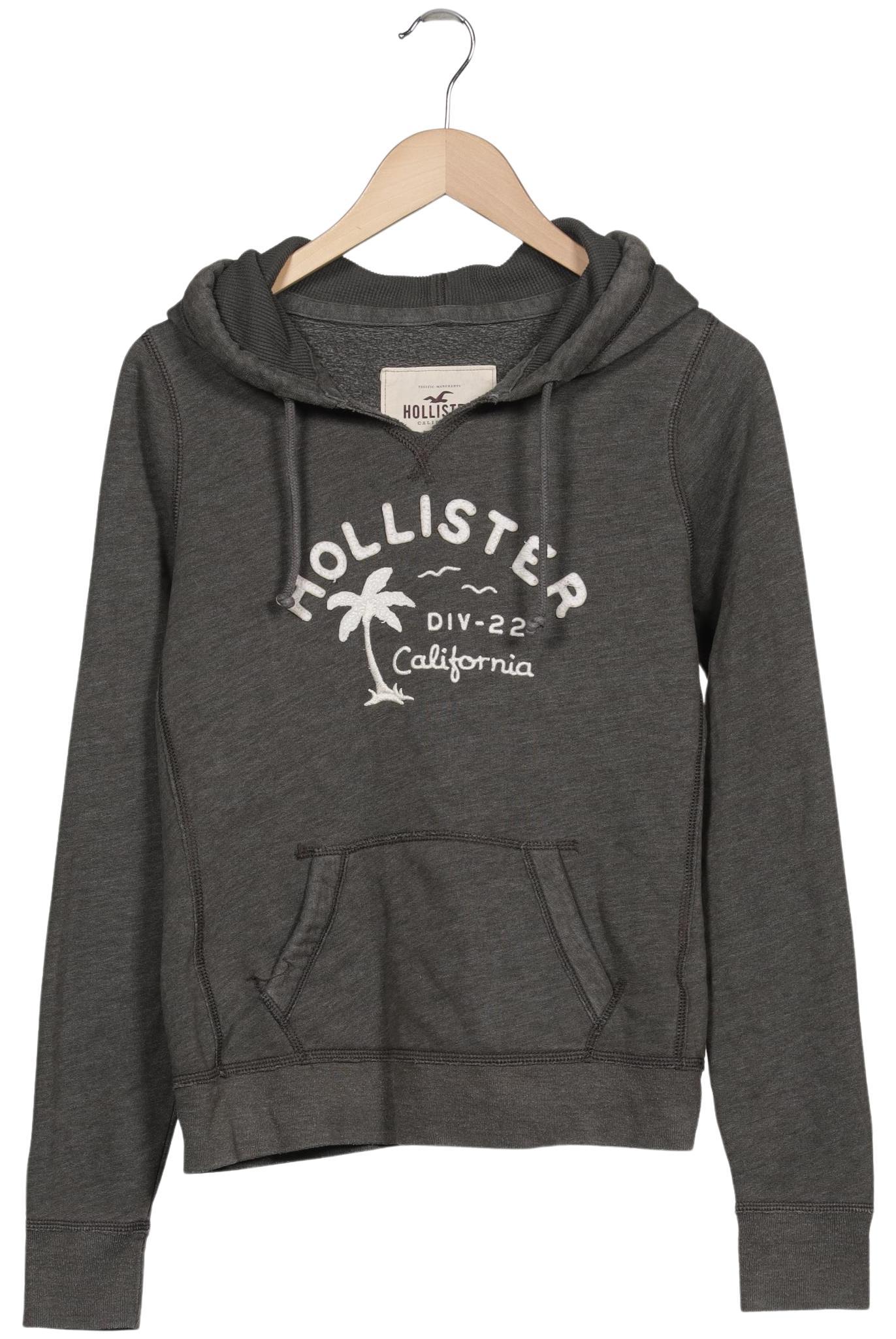 

Hollister Damen Kapuzenpullover, grau, Gr. 38