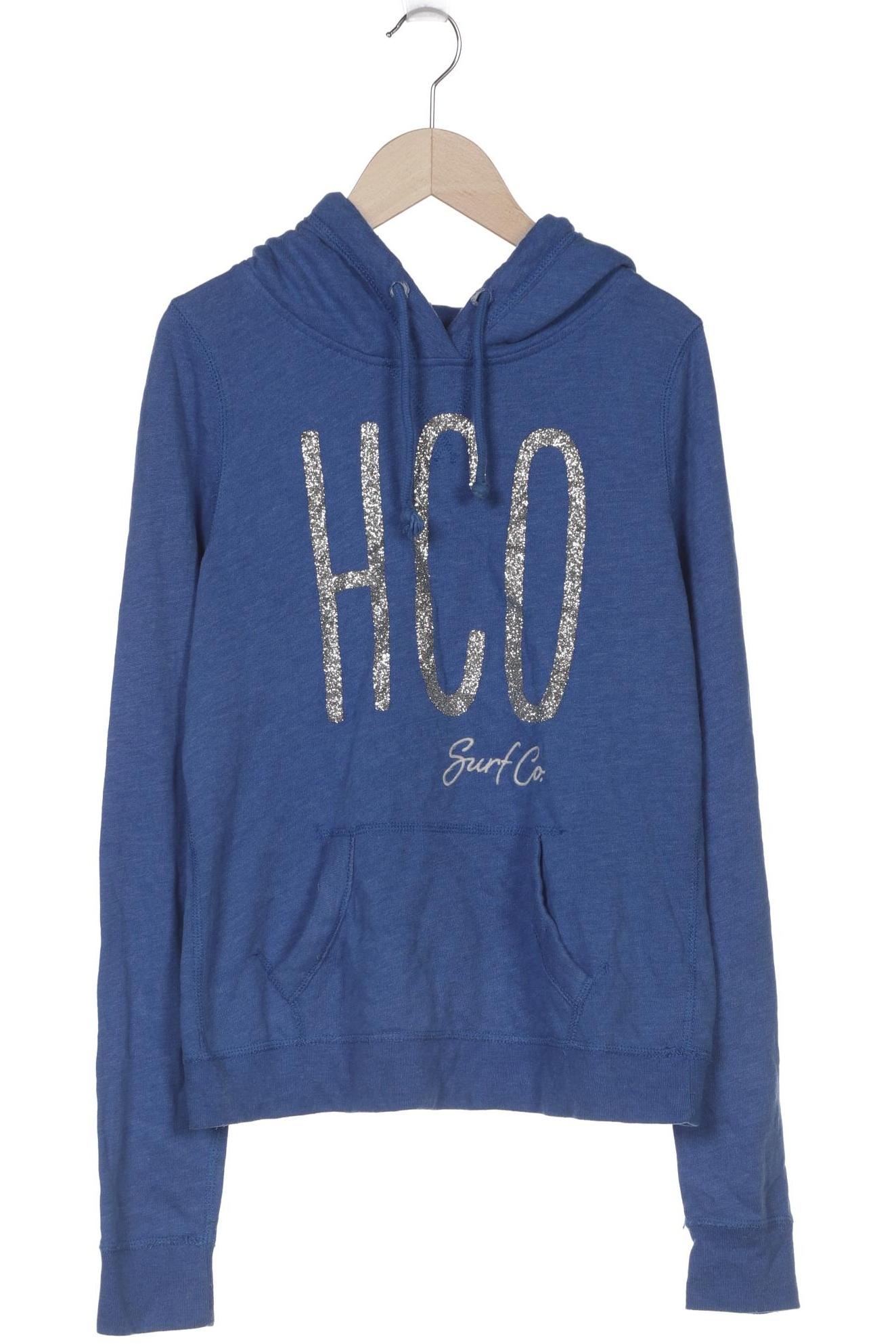 

Hollister Damen Kapuzenpullover, blau, Gr. 36