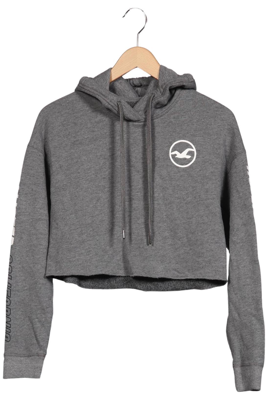 

Hollister Damen Kapuzenpullover, grau, Gr. 34