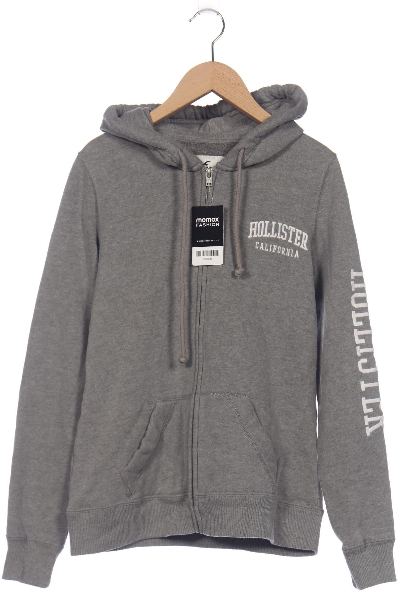 

Hollister Damen Kapuzenpullover, grau, Gr. 36
