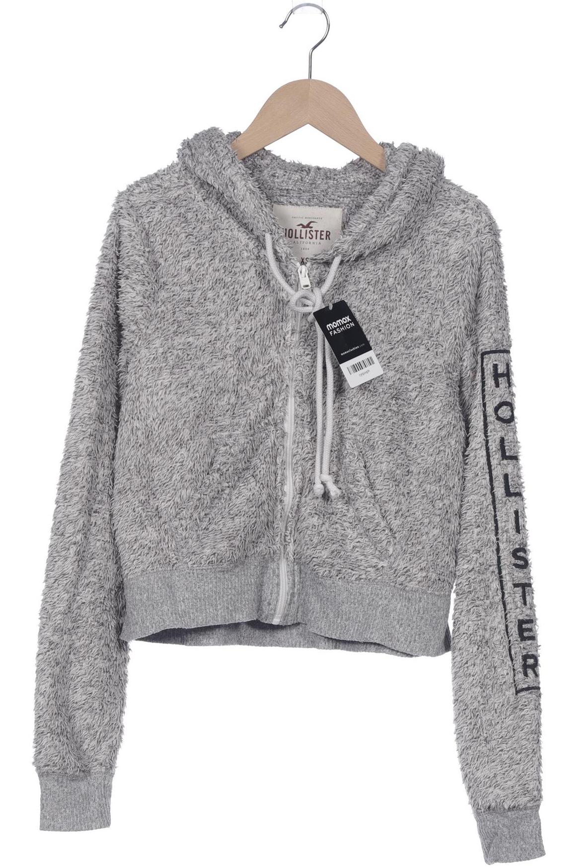 

Hollister Damen Kapuzenpullover, grau, Gr. 34