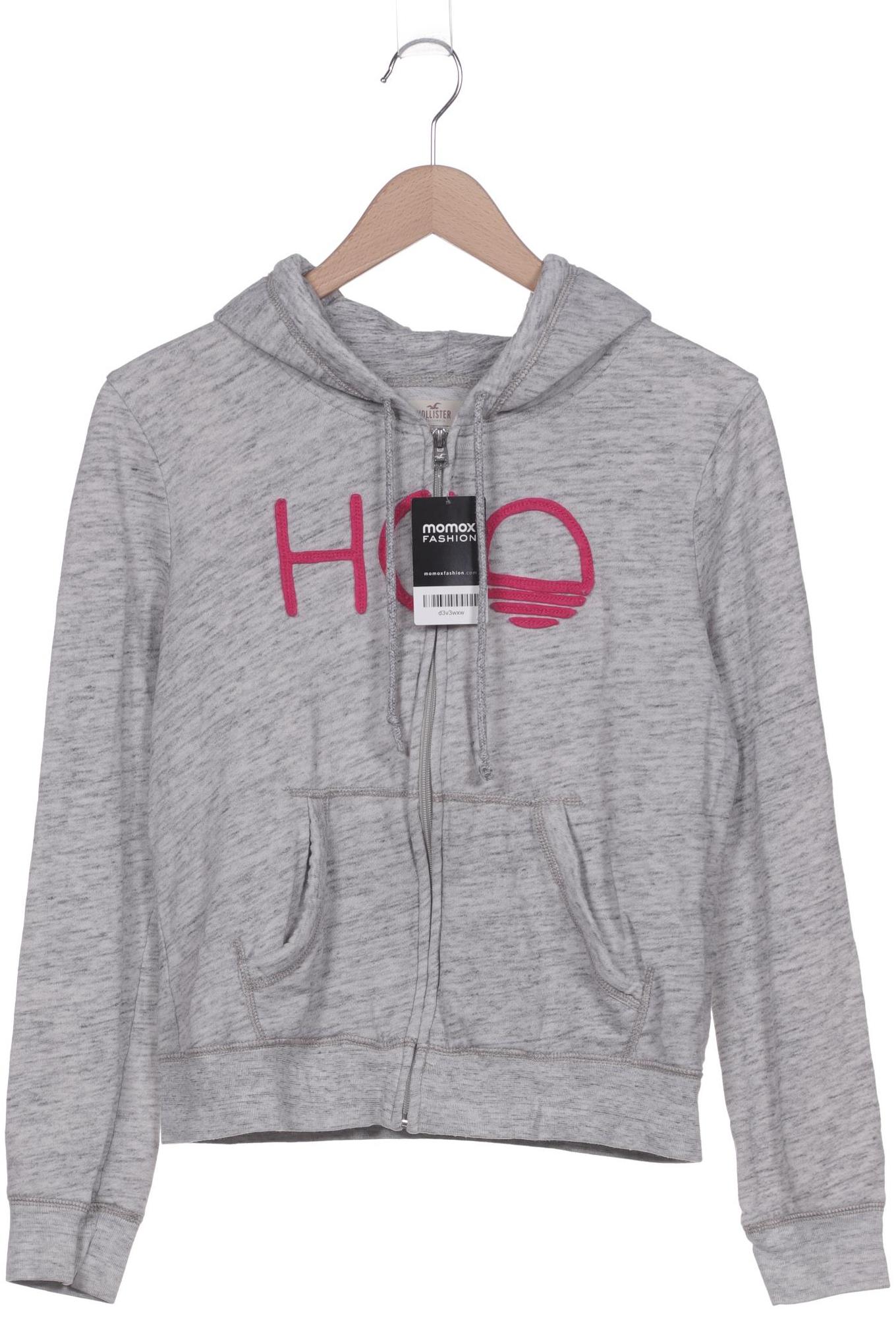 

Hollister Damen Kapuzenpullover, grau, Gr. 42
