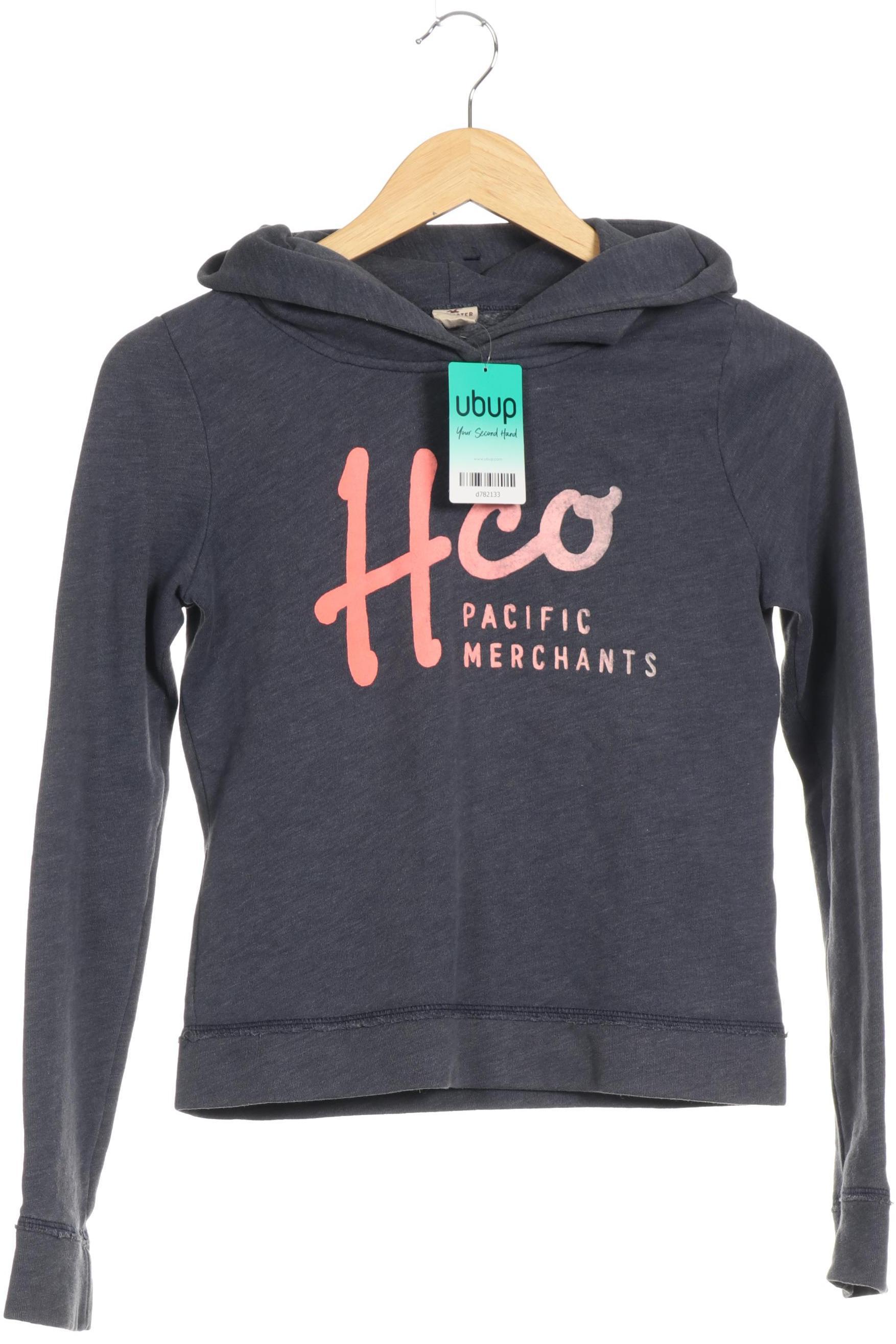 

Hollister Damen Kapuzenpullover, blau, Gr.