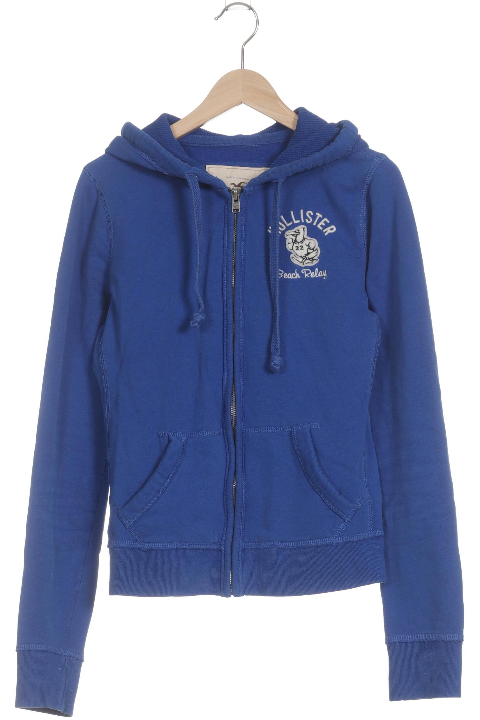 

Hollister Damen Kapuzenpullover, blau, Gr. 36