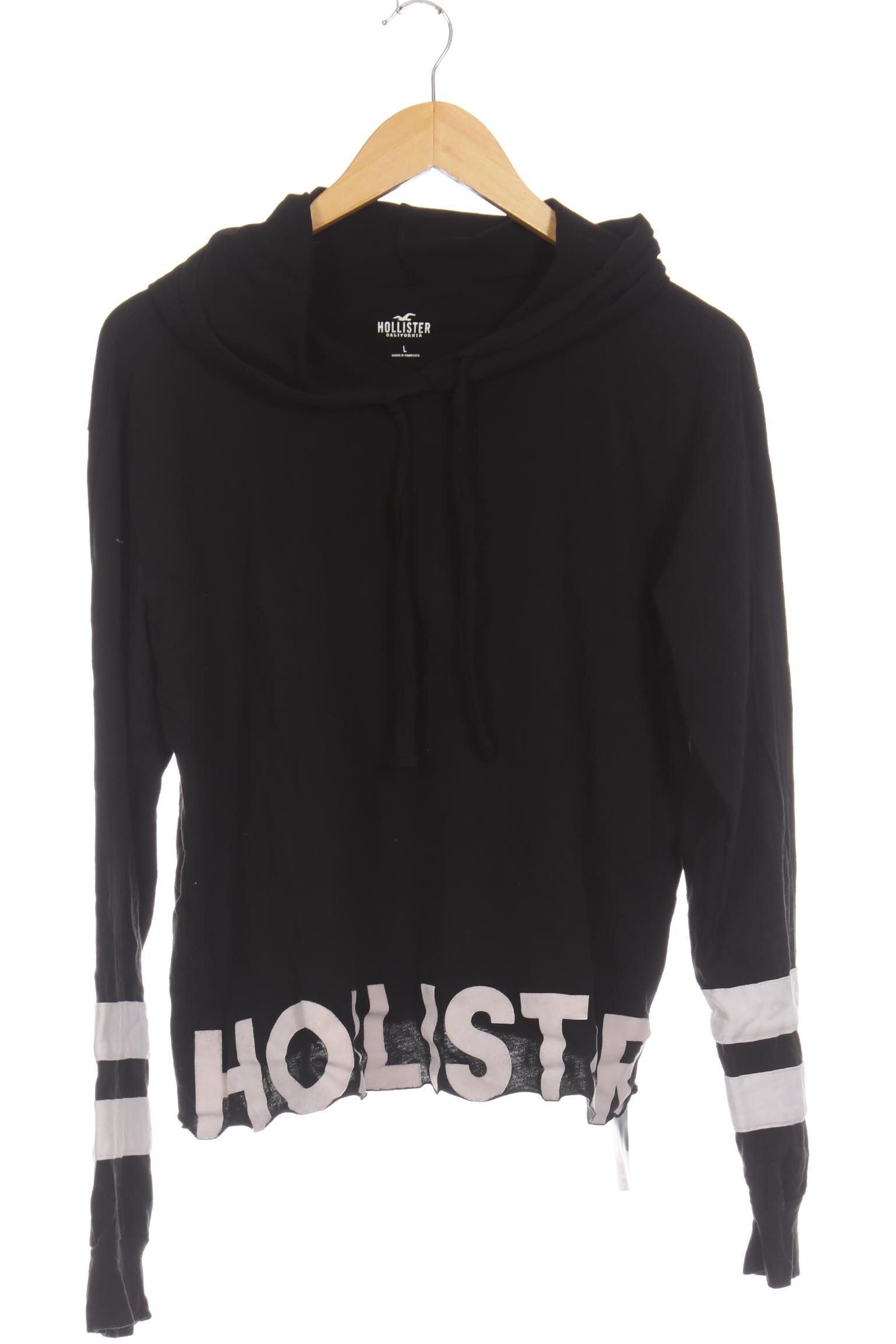 

Hollister Damen Kapuzenpullover, schwarz, Gr. 42