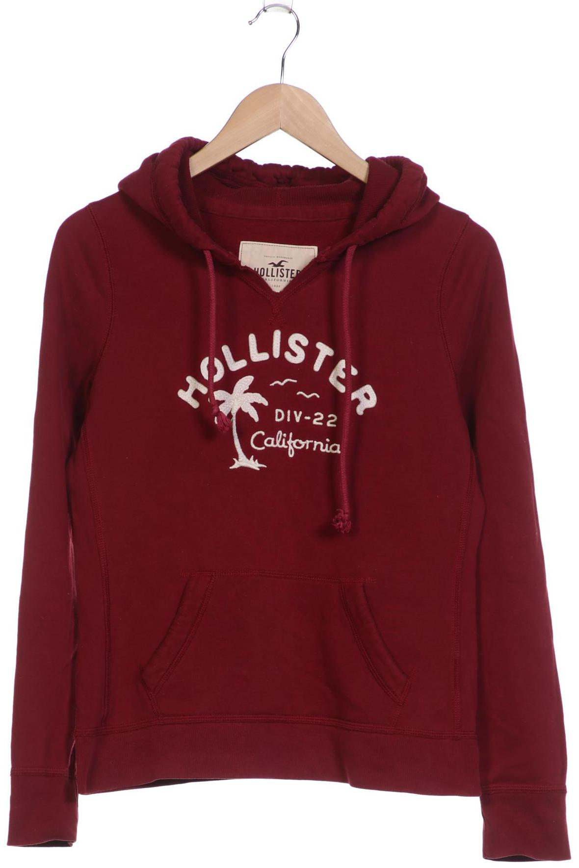 

Hollister Damen Kapuzenpullover, bordeaux, Gr. 42