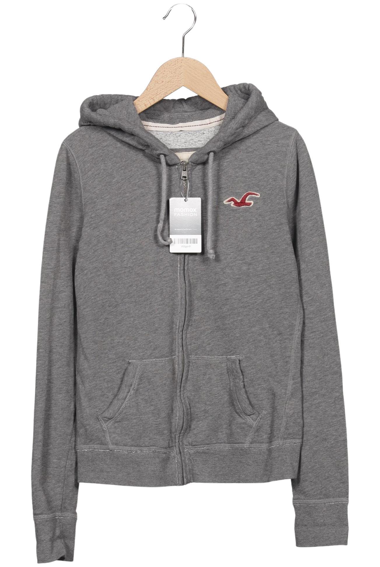 

Hollister Damen Kapuzenpullover, grau, Gr. 42