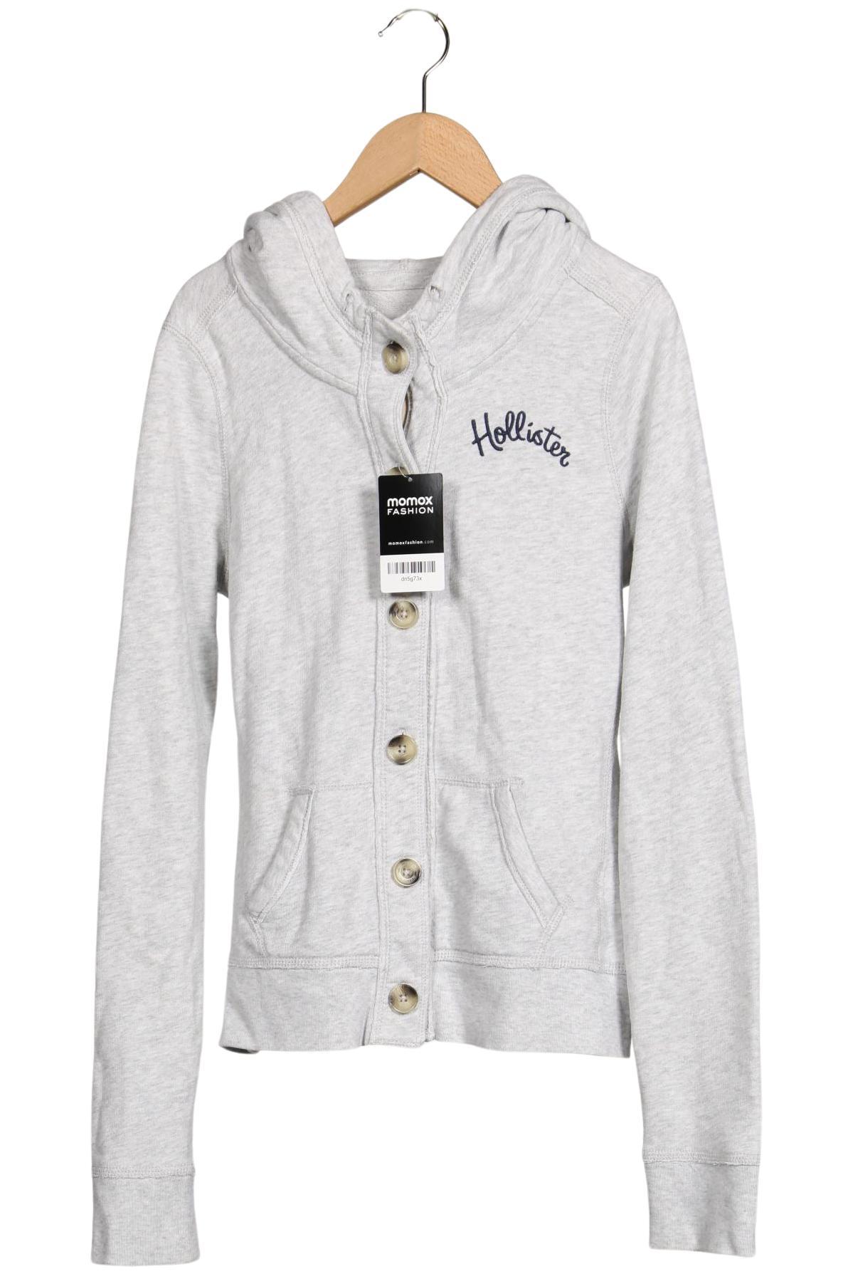 

Hollister Damen Kapuzenpullover, grau, Gr. 38