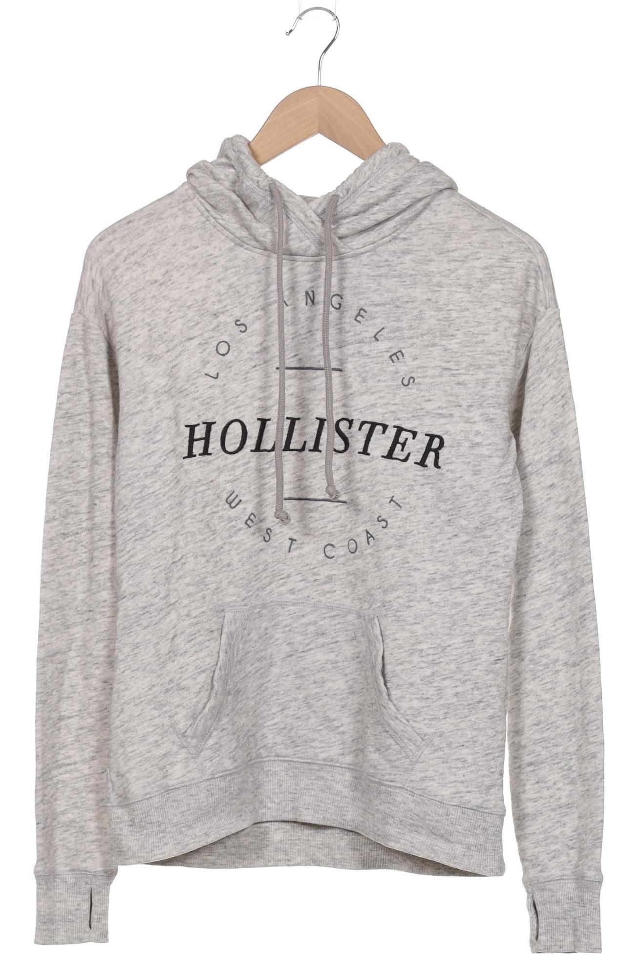 

Hollister Damen Kapuzenpullover, grau, Gr. 36