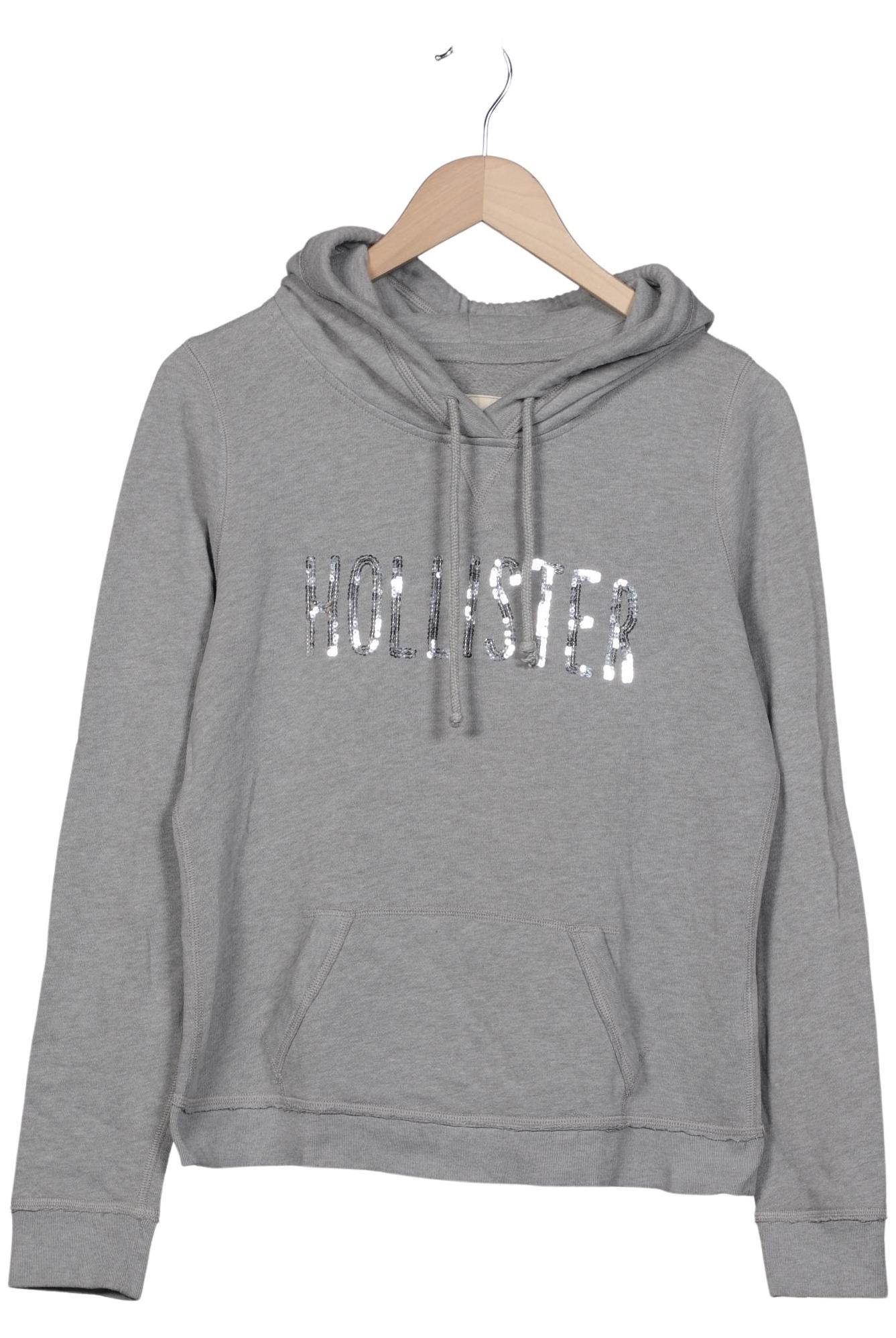 

Hollister Damen Kapuzenpullover, grau, Gr. 42