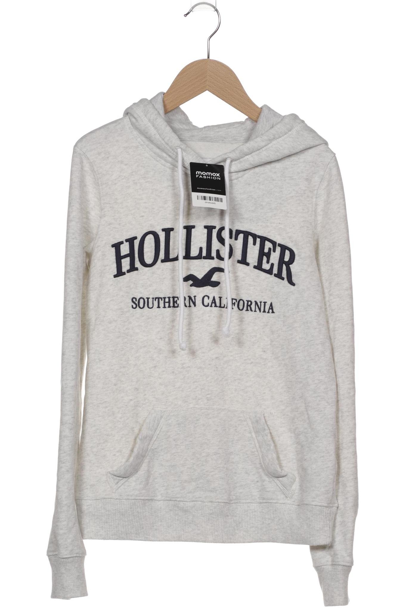 

Hollister Damen Kapuzenpullover, grau, Gr. 32