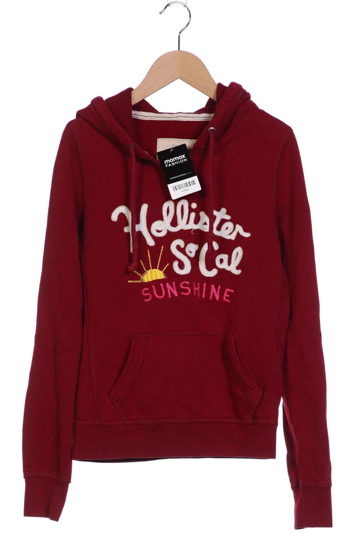 

Hollister Damen Kapuzenpullover, bordeaux, Gr. 38