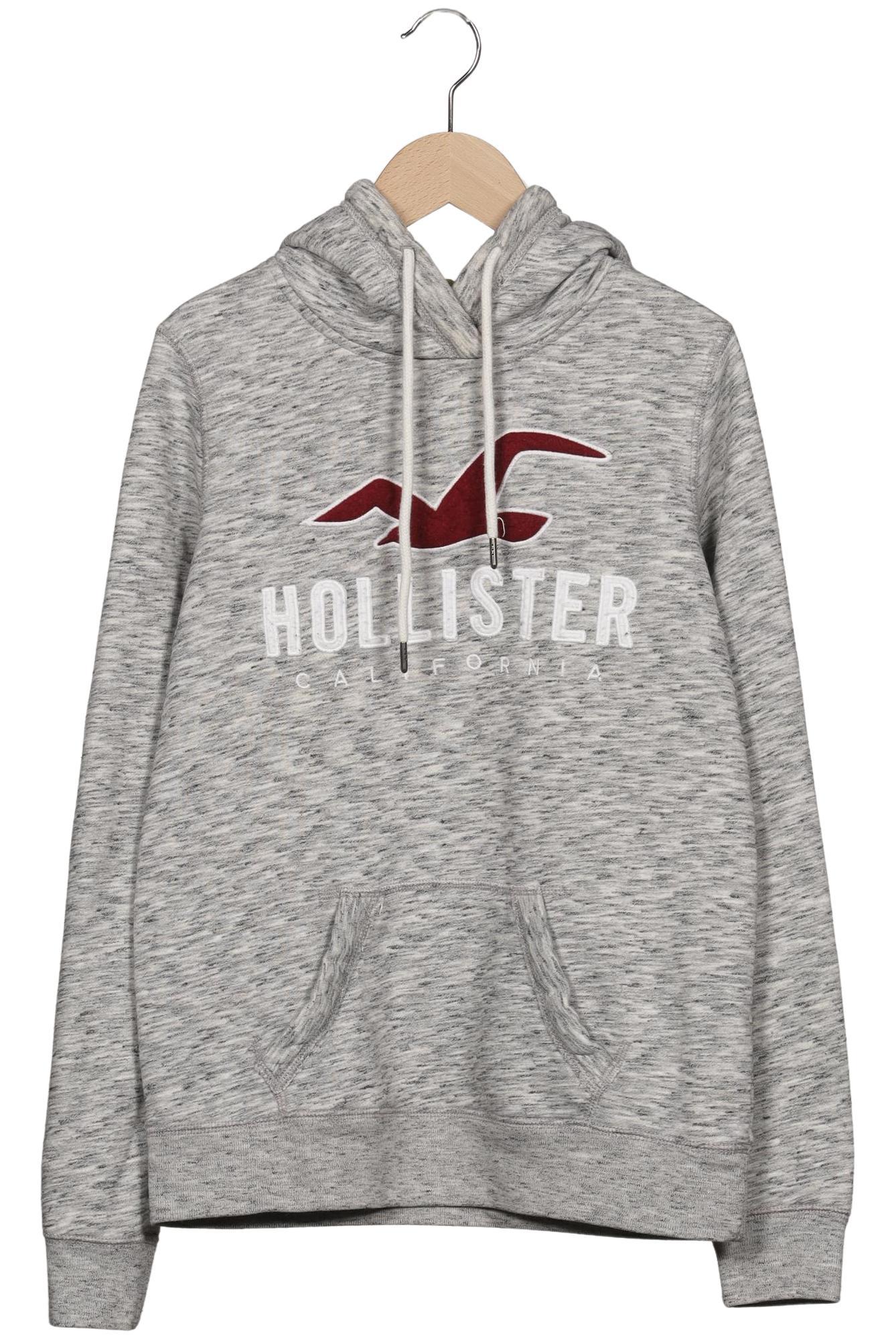 

Hollister Damen Kapuzenpullover, grau, Gr. 34