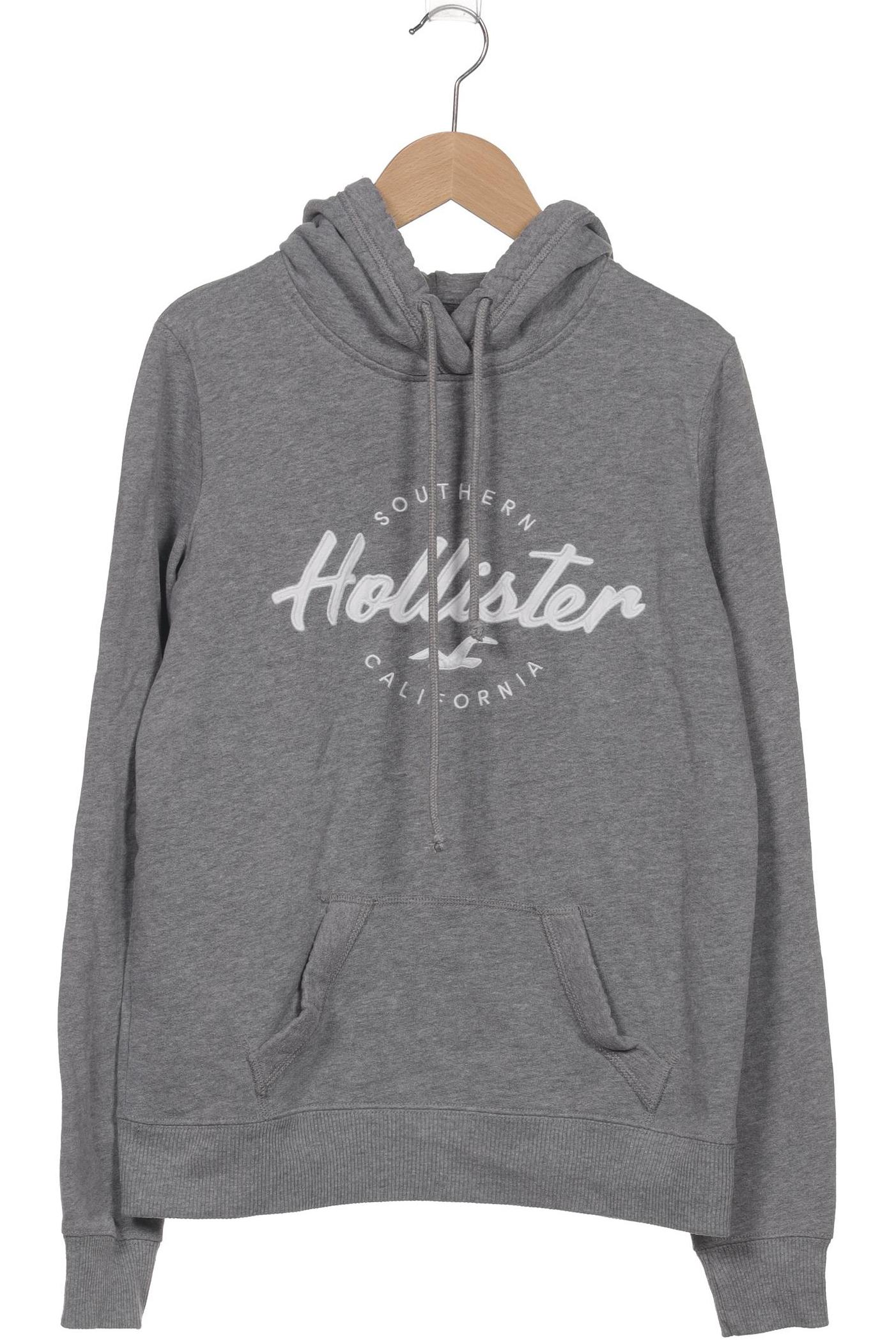

Hollister Damen Kapuzenpullover, grau, Gr. 34