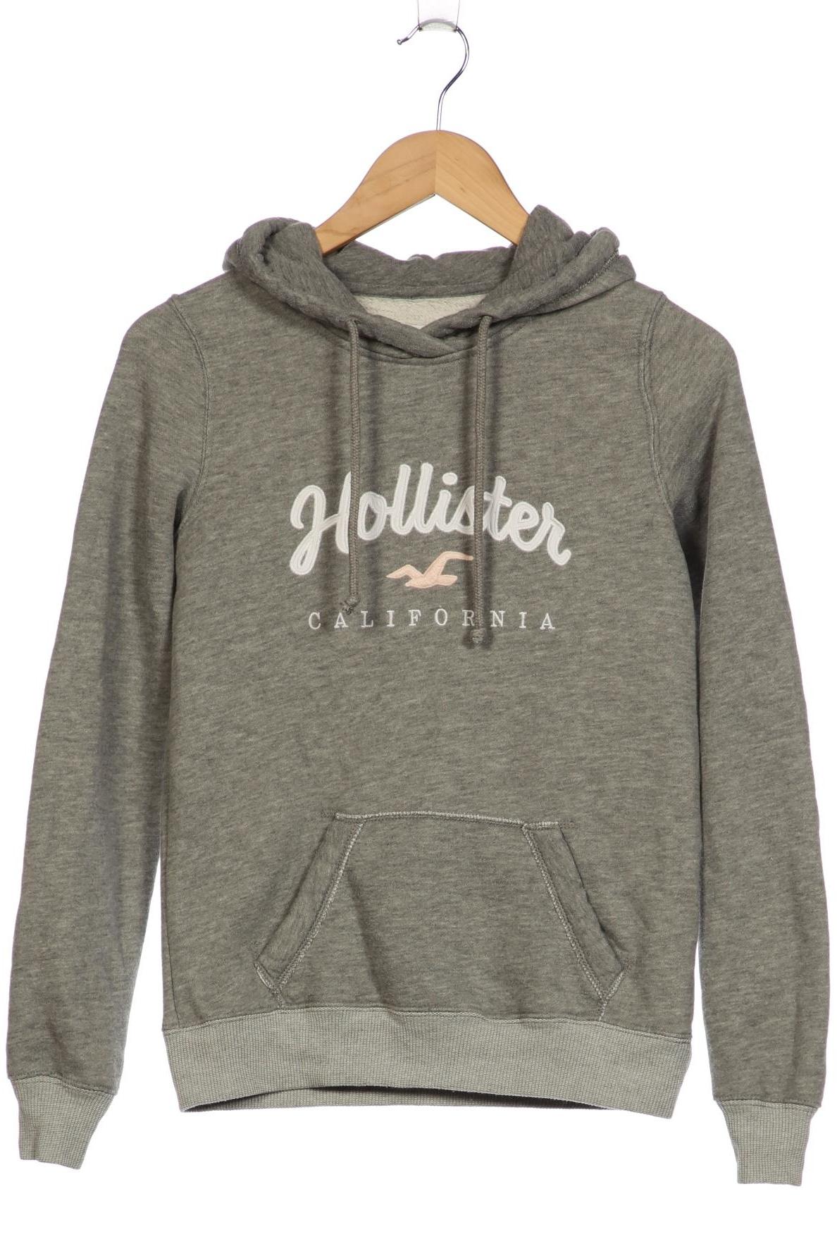 

Hollister Damen Kapuzenpullover, grau, Gr. 34