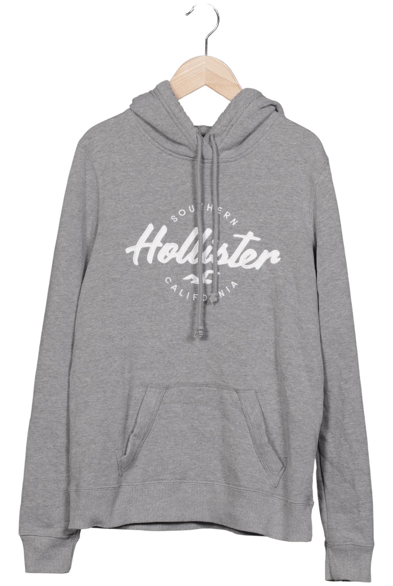 

Hollister Damen Kapuzenpullover, grau, Gr. 36