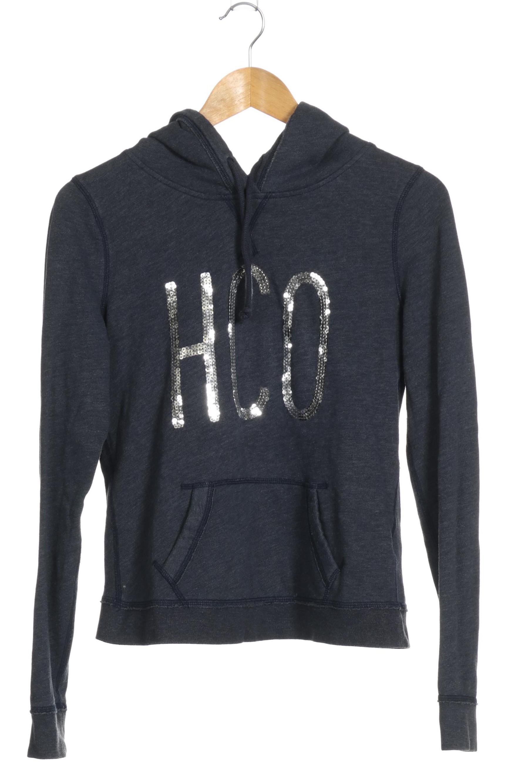 

Hollister Damen Kapuzenpullover, blau, Gr. 38