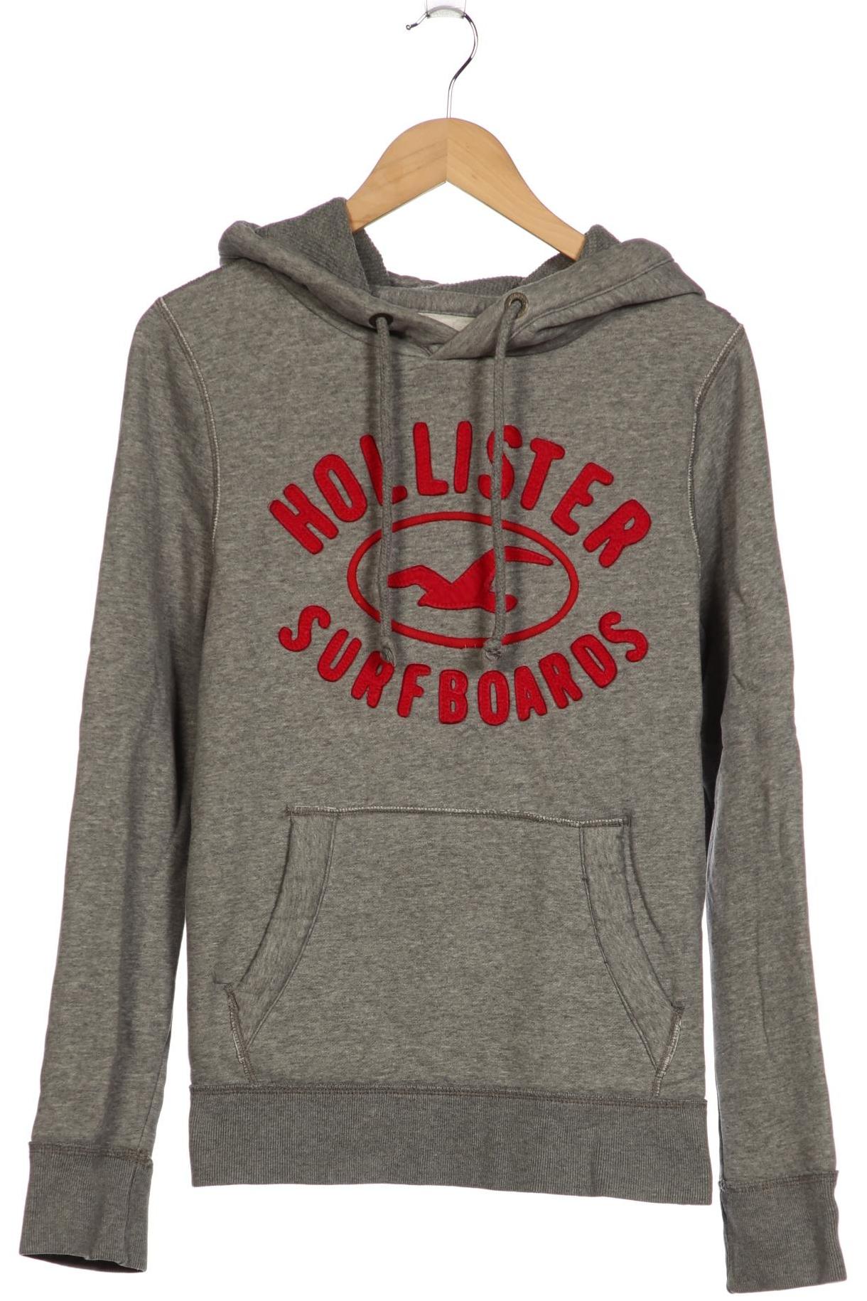 

Hollister Damen Kapuzenpullover, grau, Gr. 38