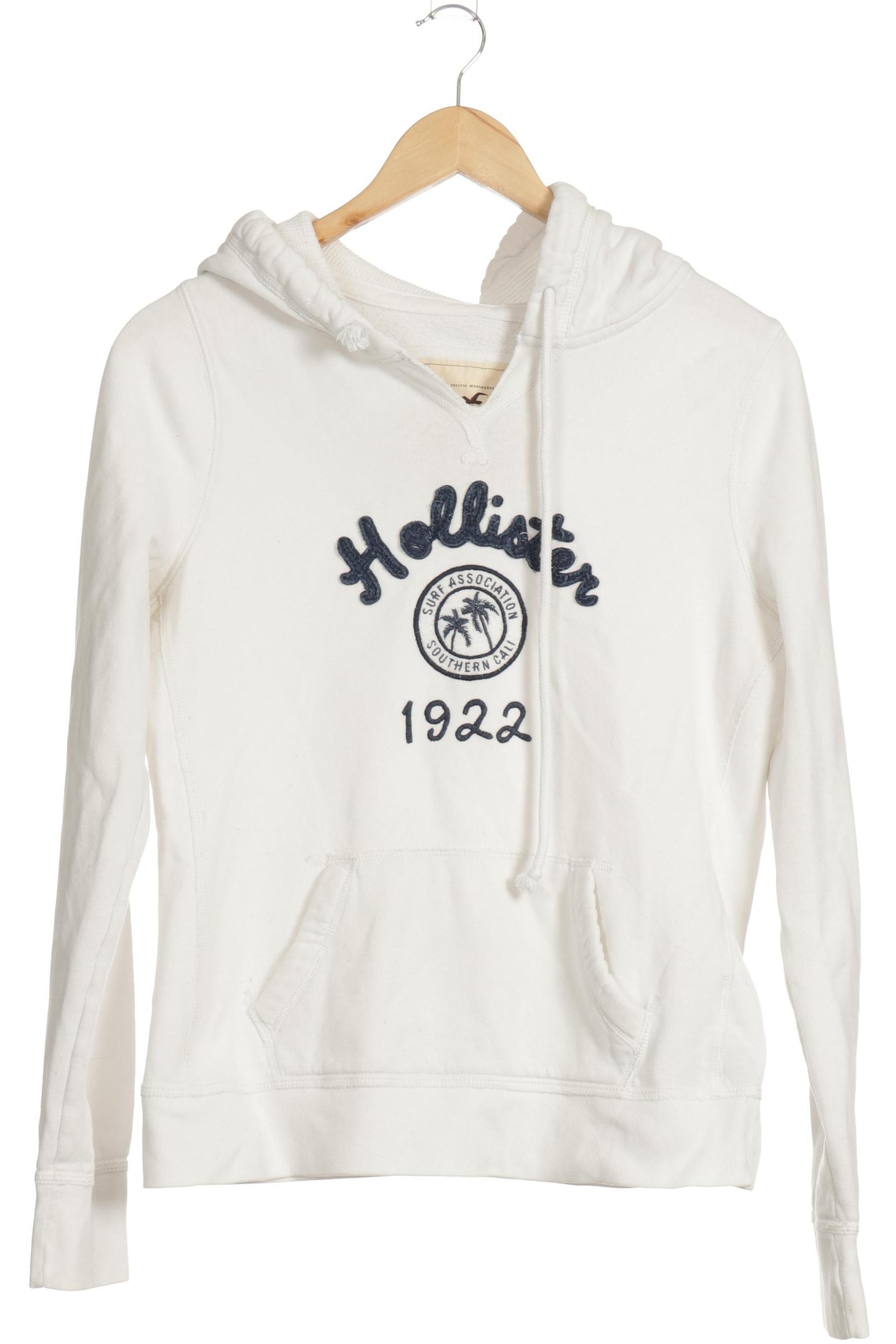 

Hollister Damen Kapuzenpullover, weiß, Gr.