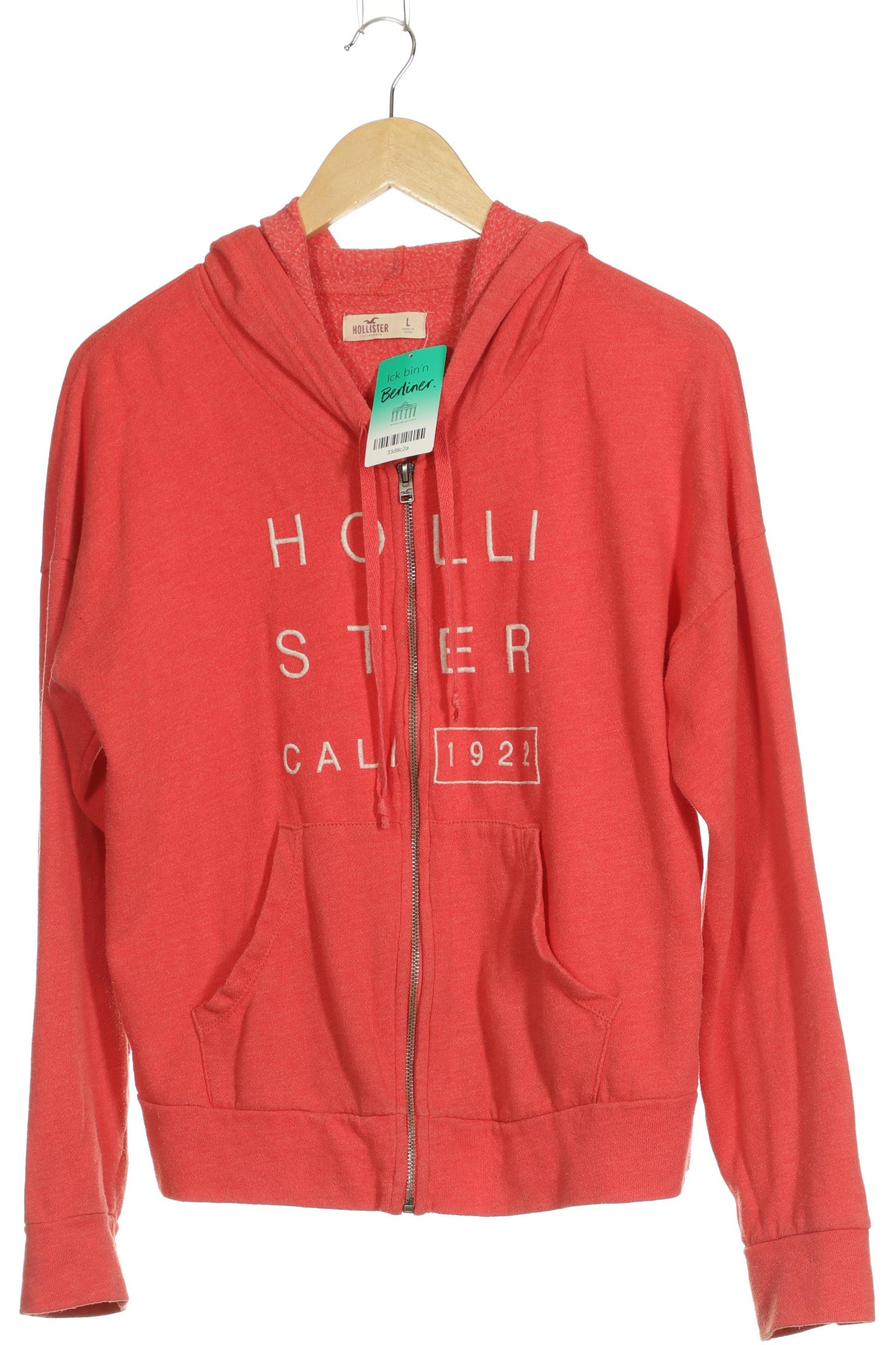 

Hollister Damen Kapuzenpullover, rot, Gr. 42